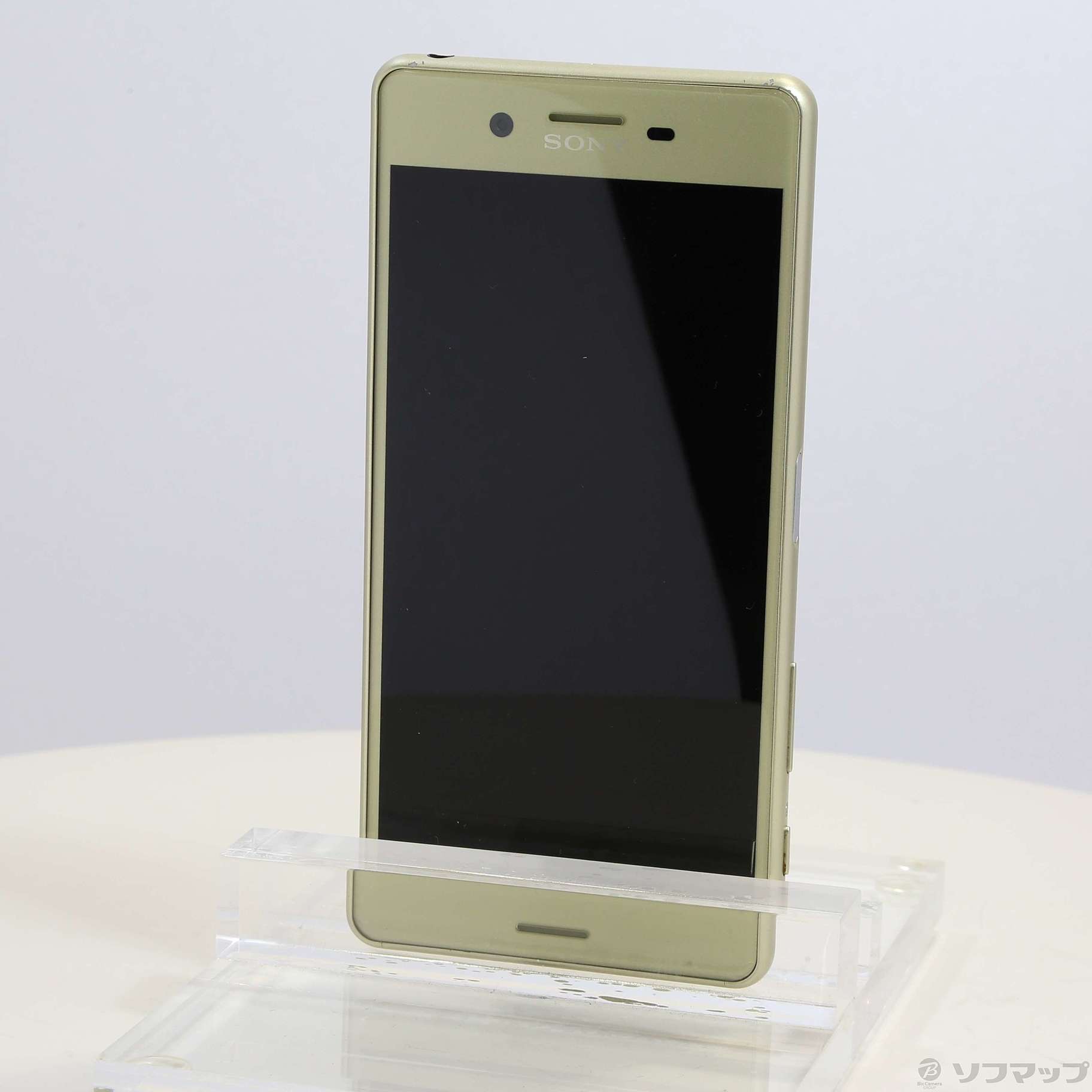 使い勝手の良い】 docomo Xperia X SO-04H ライムゴールド gold 0512