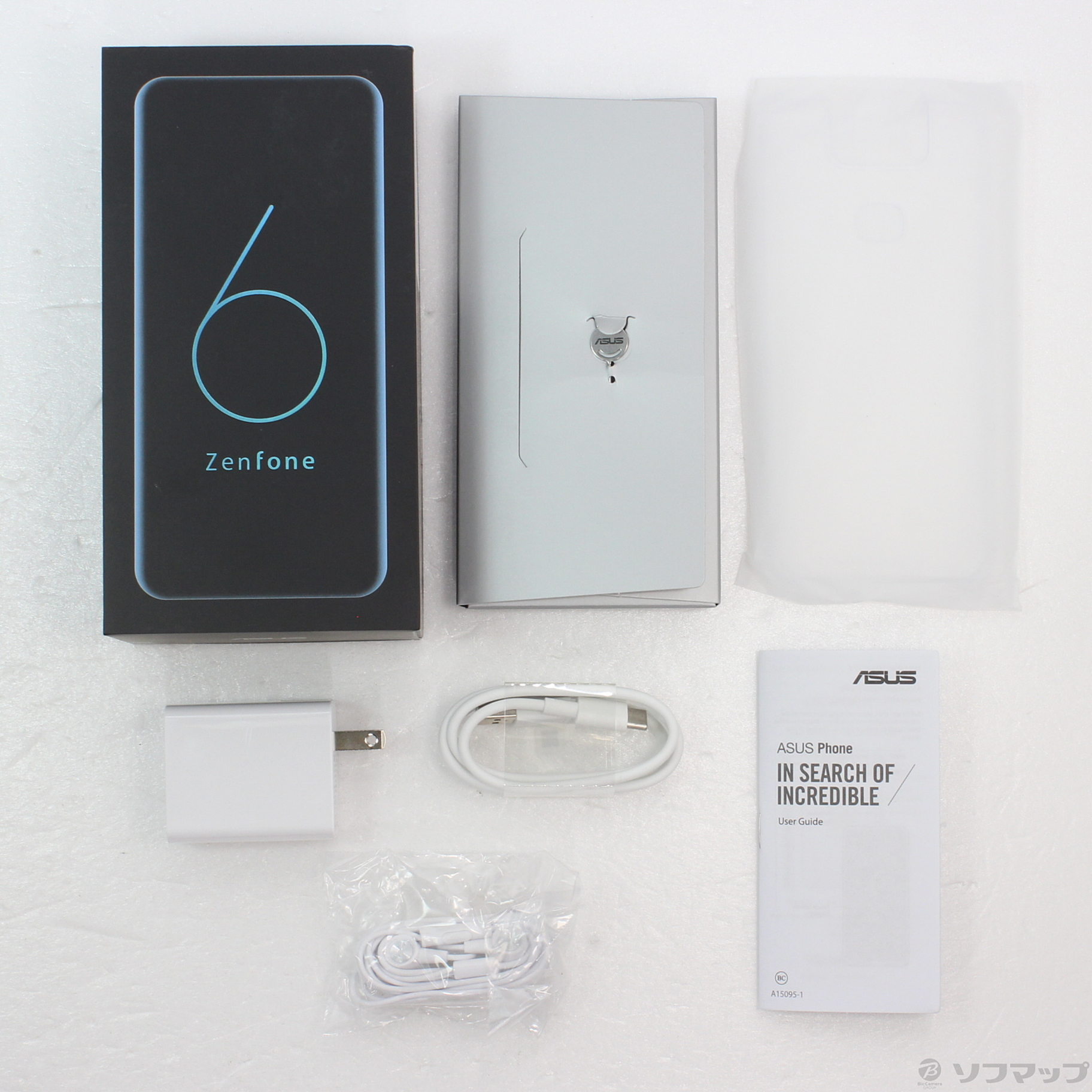 中古】ZenFone 6 128GB ミッドナイトブラック ZS630KL-BK128S6 SIM