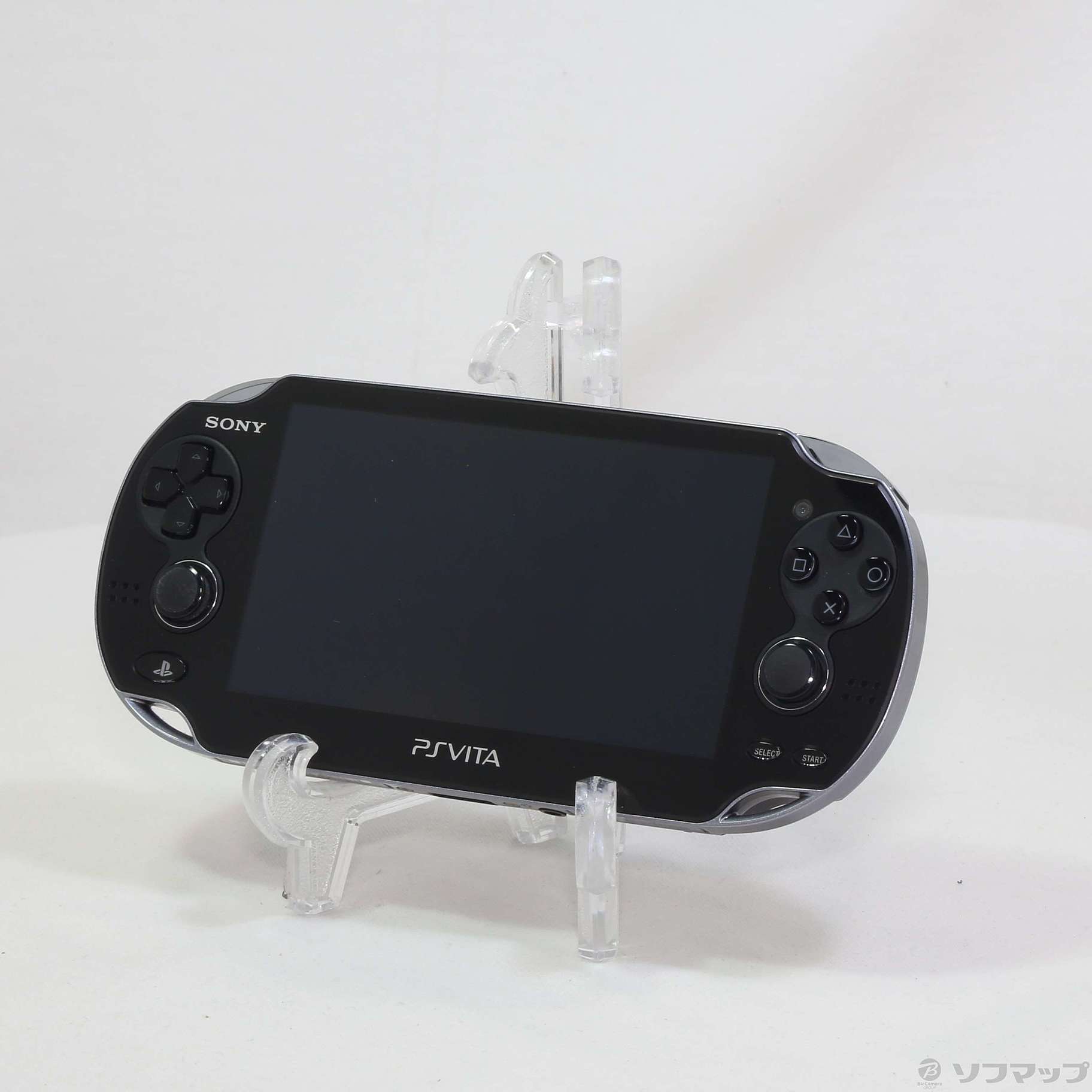 中古】PlayStation Vita Wi-Fiモデル クリスタルブラック PCH-1000