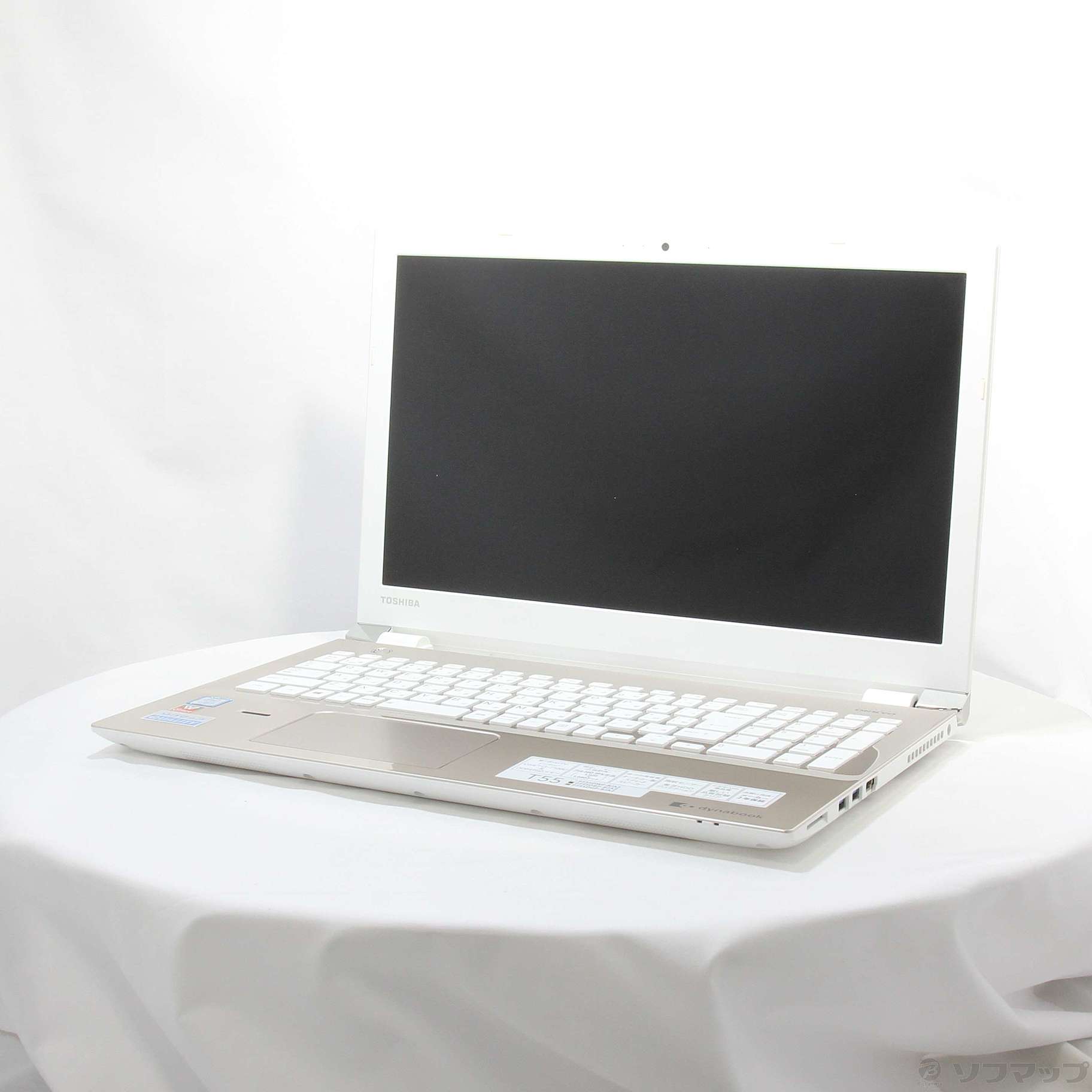 中古】dynabook T55／DG PT55DGP-BJA2 サテンゴールド 〔Windows 10