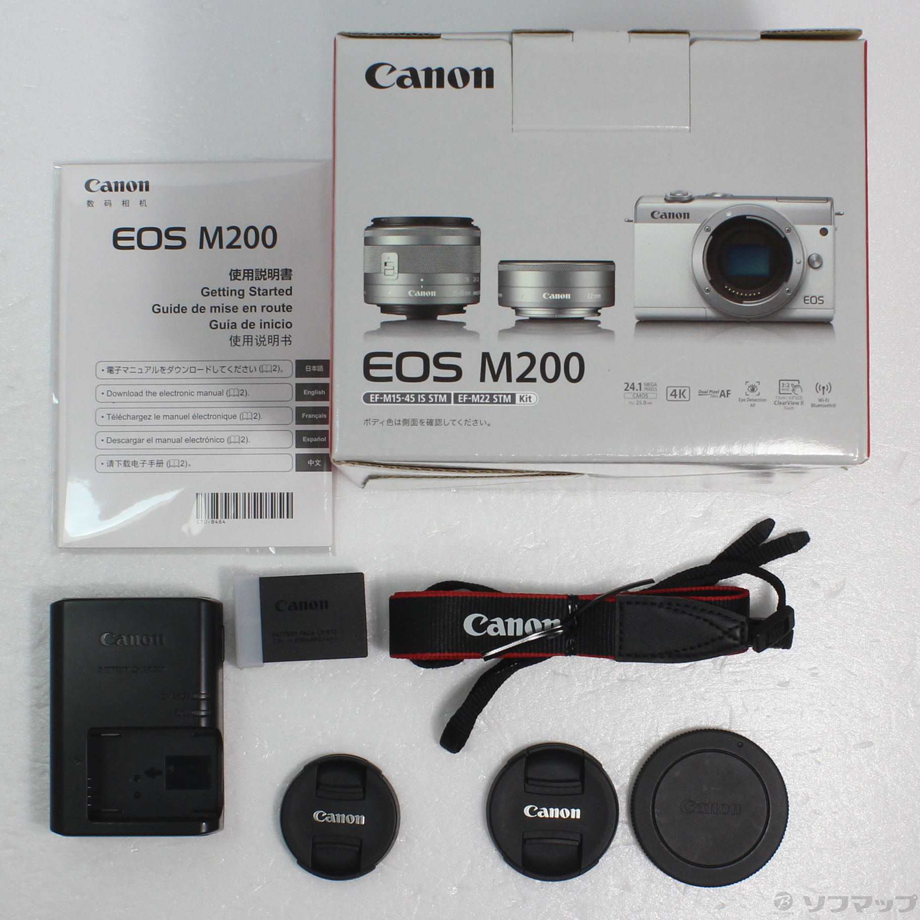 中古】Canon EOS M200 ダブルレンズキット ◇06/26(日)値下げ