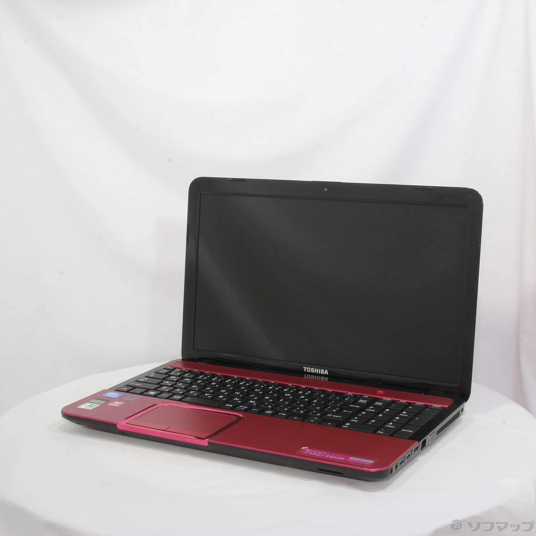 格安安心パソコン dynabook T552／36HR PT55236HBMR ルビーロゼ ※バッテリー完全消耗