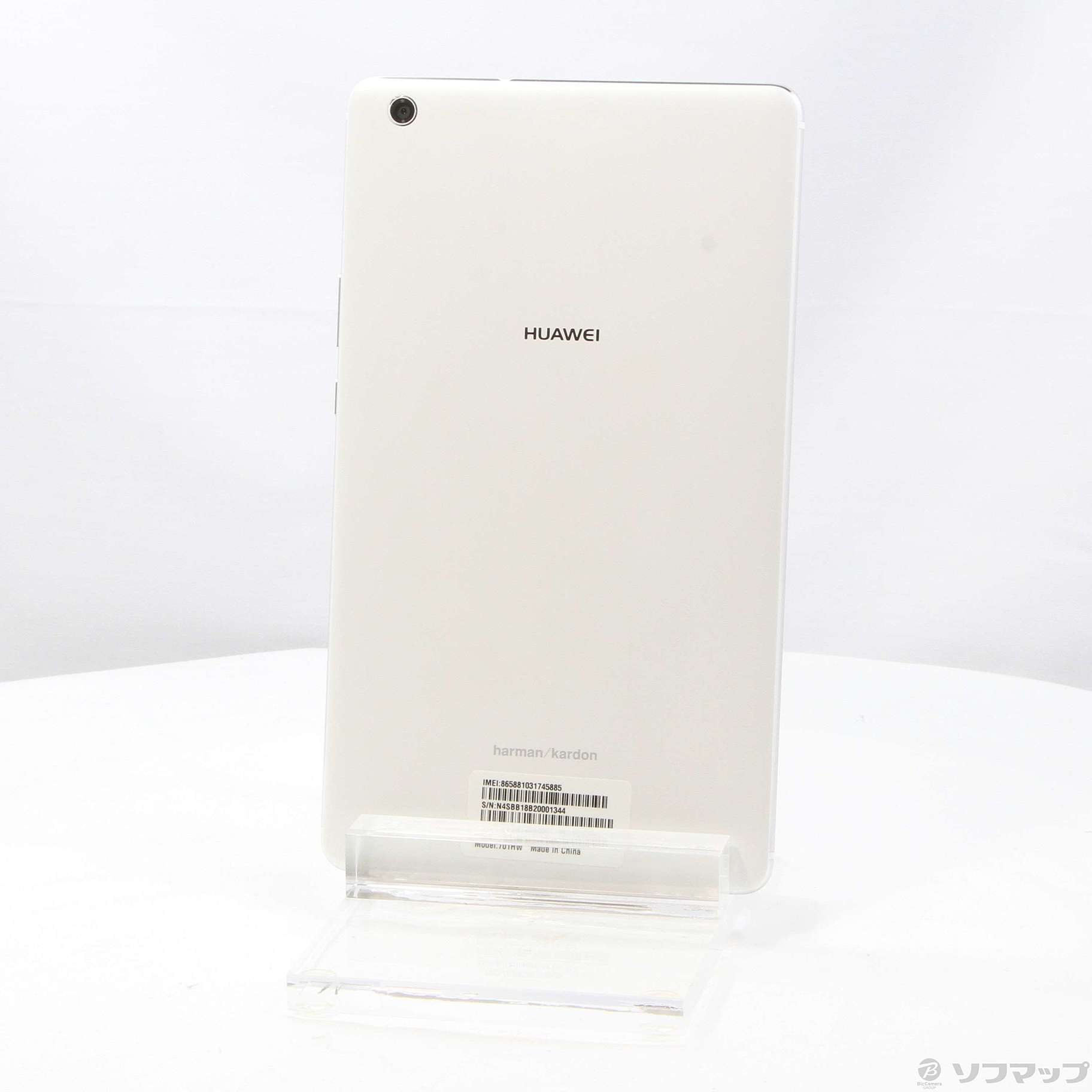 中古】MediaPad M3 Lite s 16GB ホワイト 701HW SoftBank ...