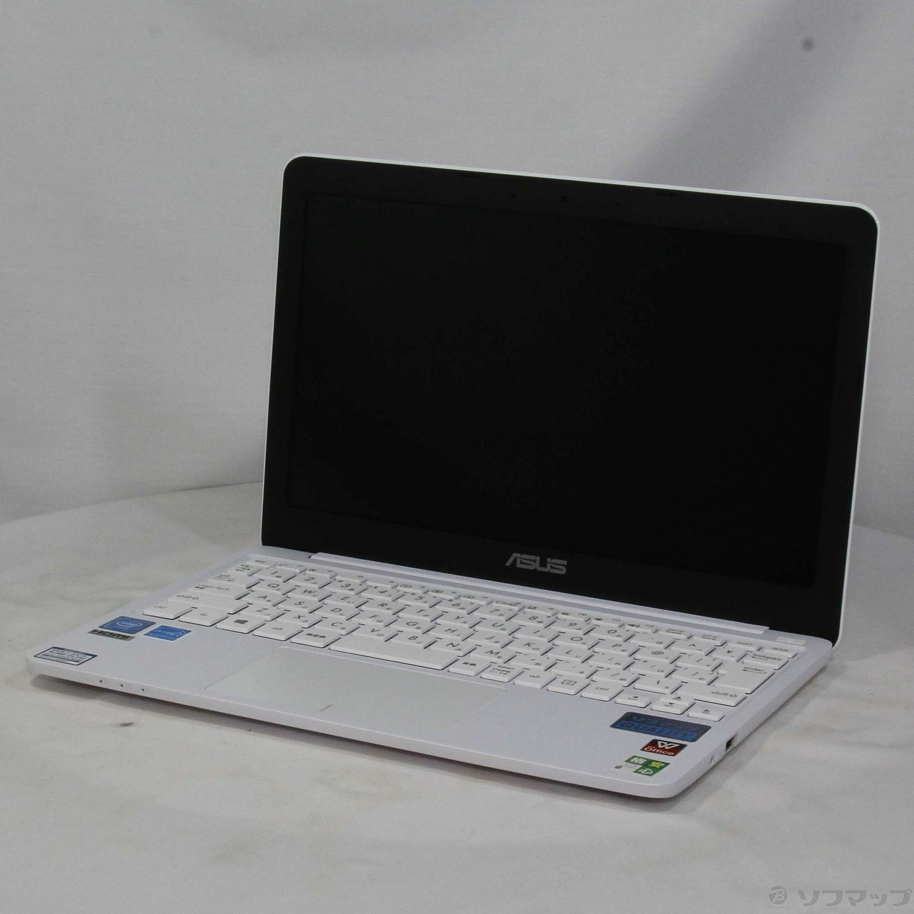 格安安心パソコン VivoBook E200HA E200HA-8350W ホワイト 〔Windows 10〕