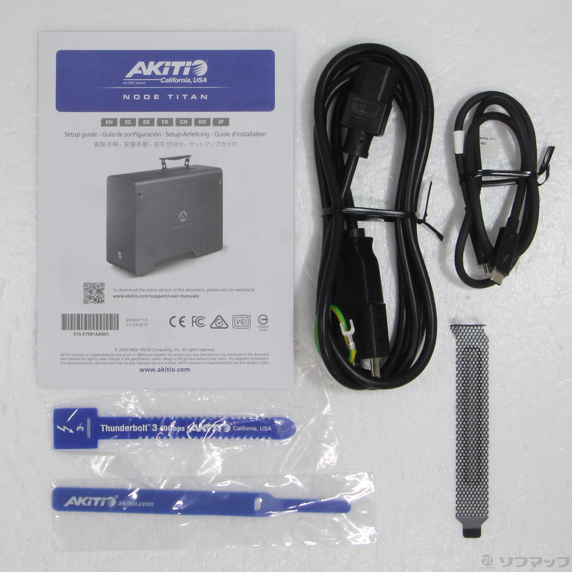 中古】AKiTiO Node Titan AMU-AKTNPTNT3 Thunderbolt 3対応 外付け拡張