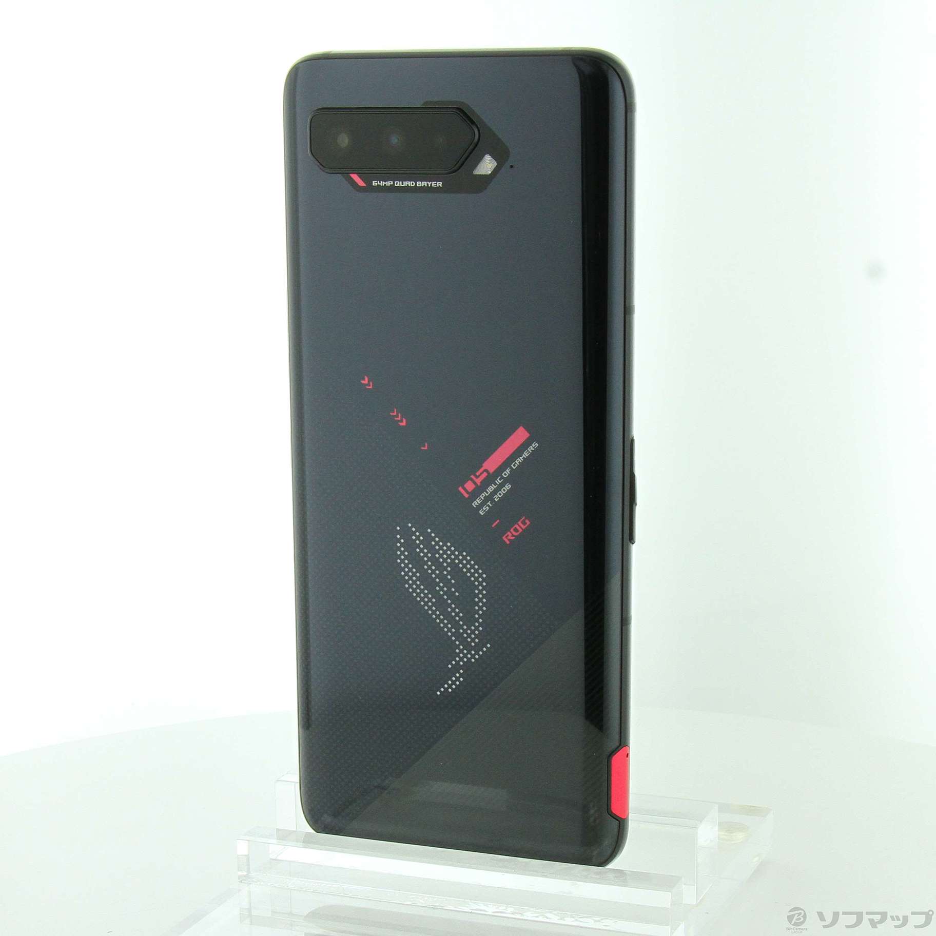 中古】ROG Phone 5s 256GB ファントムブラック ZS676KS-BK256R12 SIM