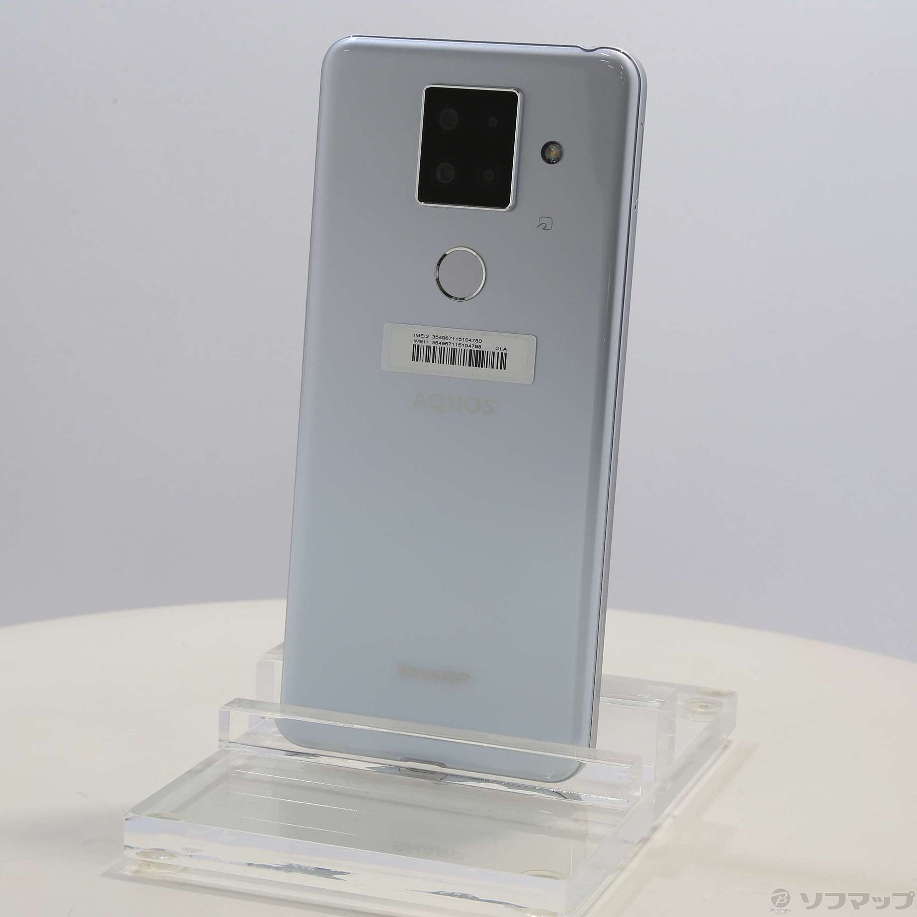 中古】AQUOS sense4 plus 128GB ホワイト SH-M16 SIMフリー ◇06/02(木