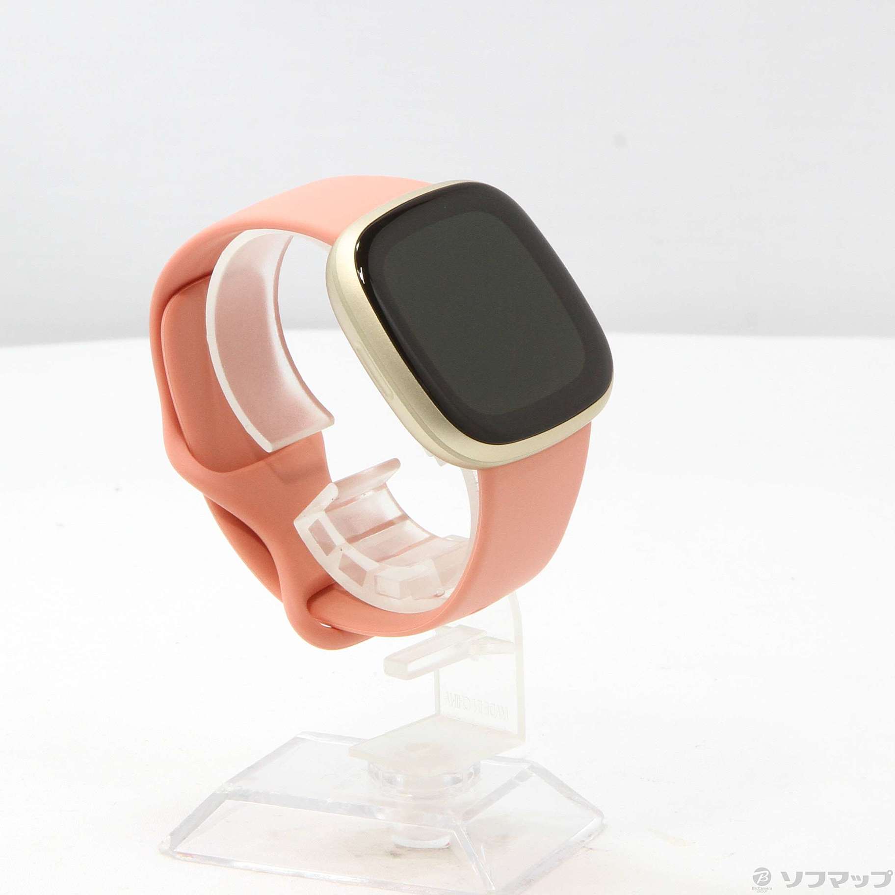 中古】Fitbit Versa 3 FB511GLPK-FRCJK ピンククレイ／ソフトゴールド