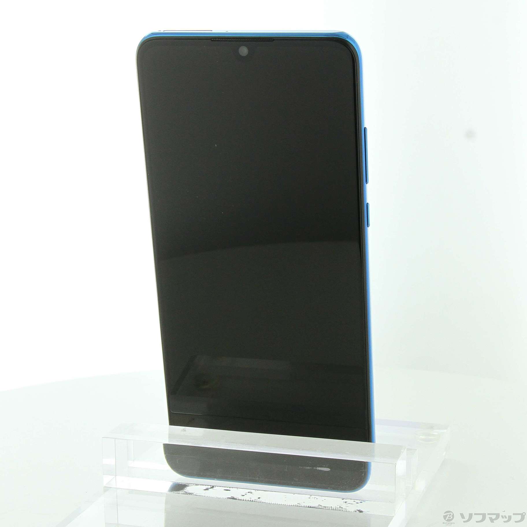 中古】HUAWEI P30 lite 64GB ピーコックブルー HWU36SLU UQ mobile