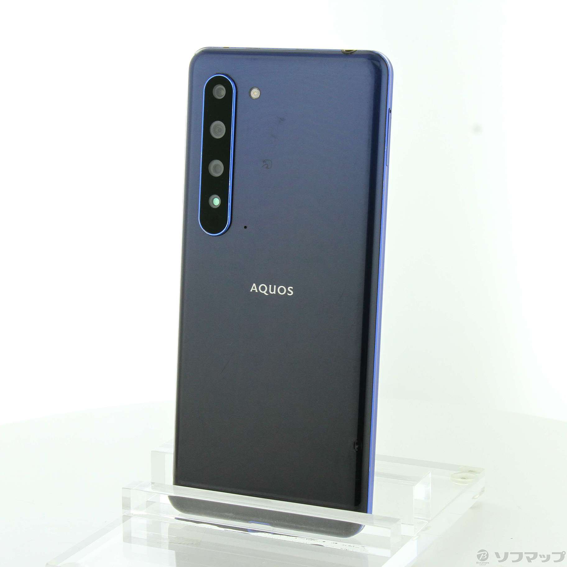 中古】AQUOS R5G 256GB アースブルー 908SH SoftBank [2133039768387