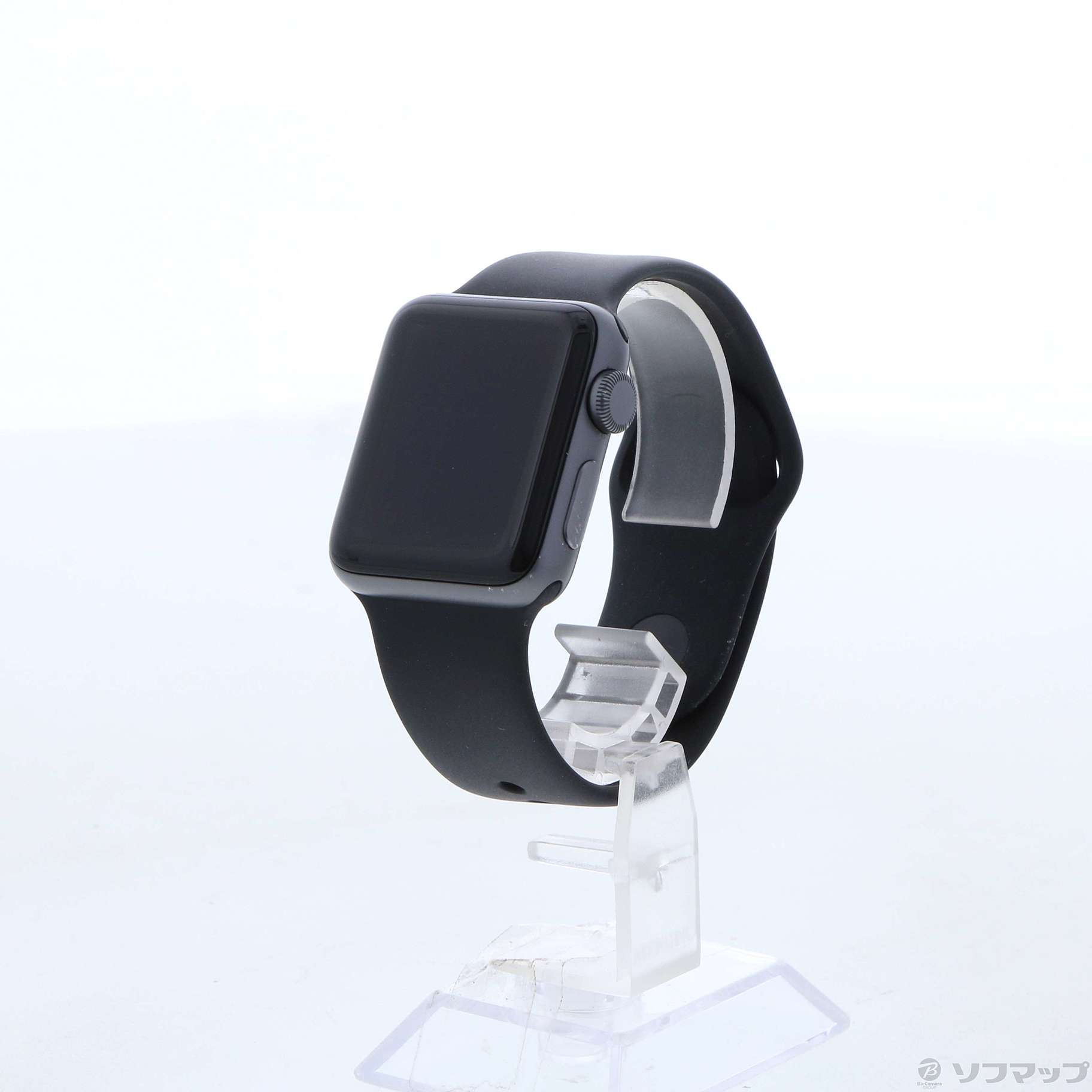 中古】Apple Watch Series 3 GPS 38mm スペースグレイアルミニウムケース ブラックスポーツバンド  [2133039797097] - リコレ！|ビックカメラグループ ソフマップの中古通販サイト