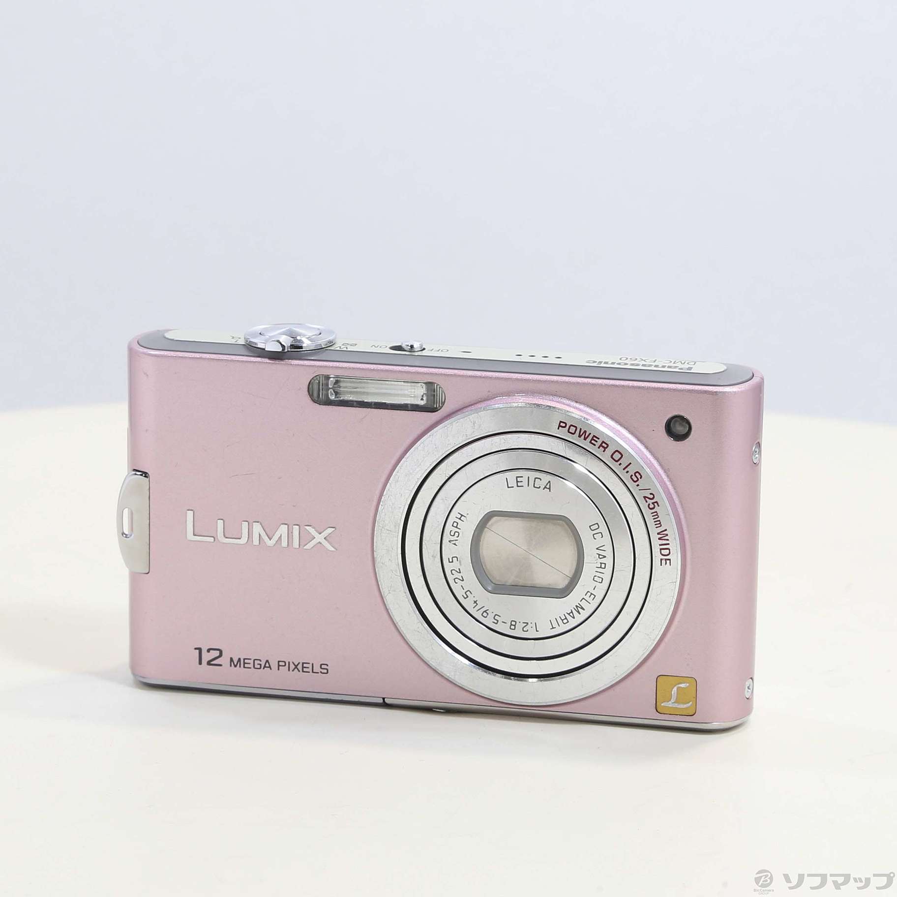 中古】LUMIX DMC-FX60-P (1210万画素／5倍ズーム／スイートピンク