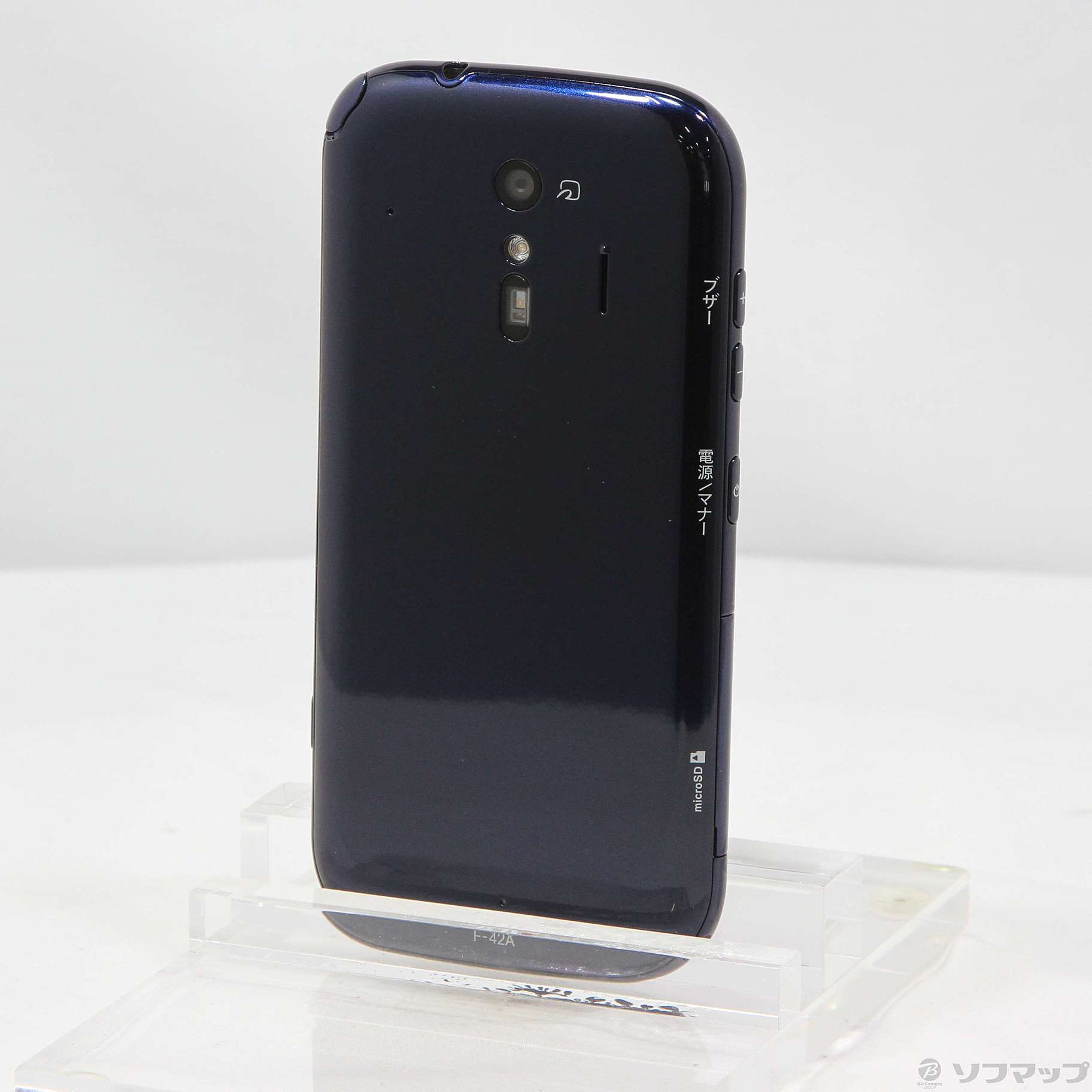 中古】らくらくスマートフォン 32GB ネイビー F-42A docomoロック解除