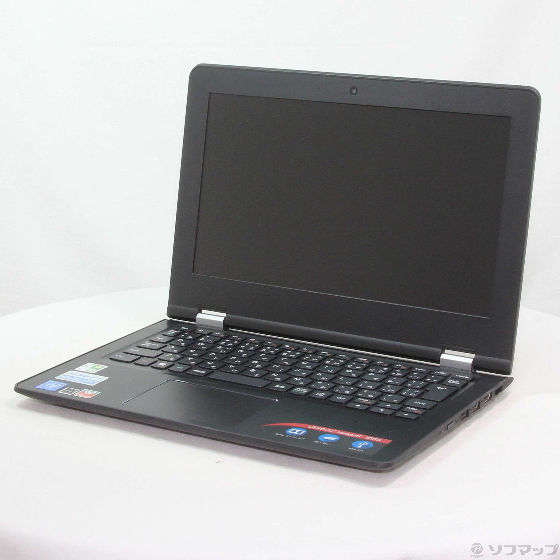 格安安心パソコン ideapad 300S 80KU00BYJP エボニーブラック 〔Windows 10〕