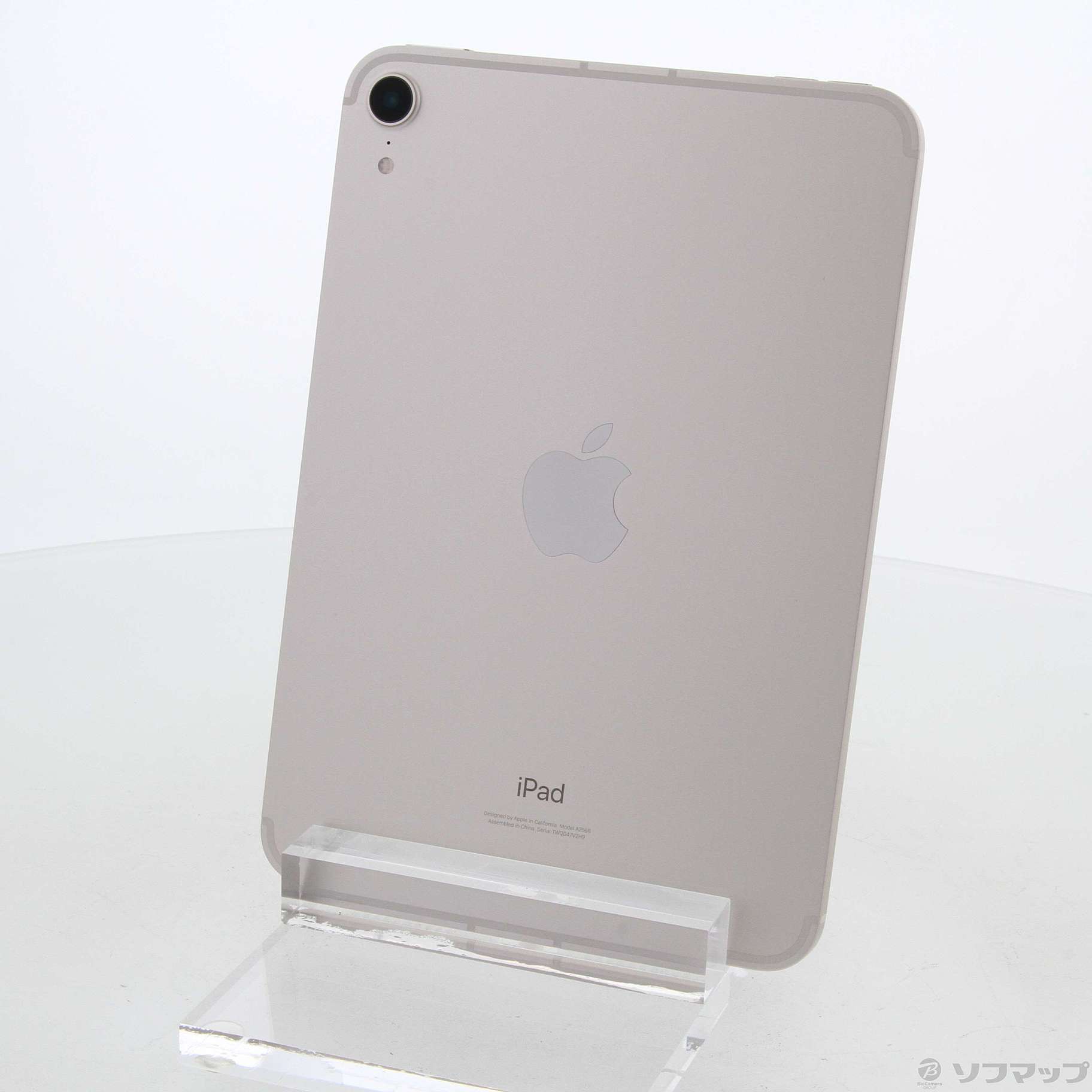 中古】iPad mini 第6世代 64GB スターライト MK8C3J／A SIMフリー ◇07