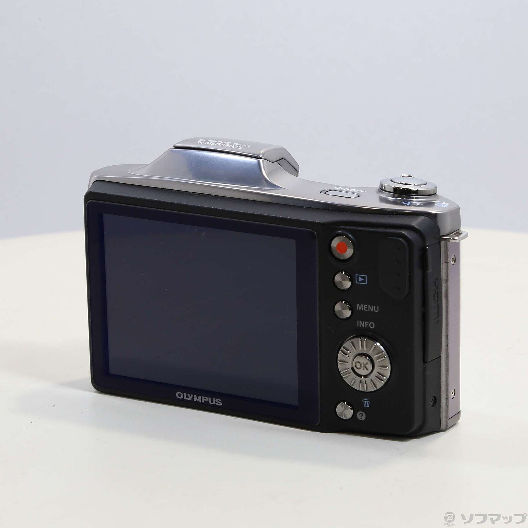 中古】OLYMPUS SZ-14 (1400万画素／24倍／シルバー／SDXC