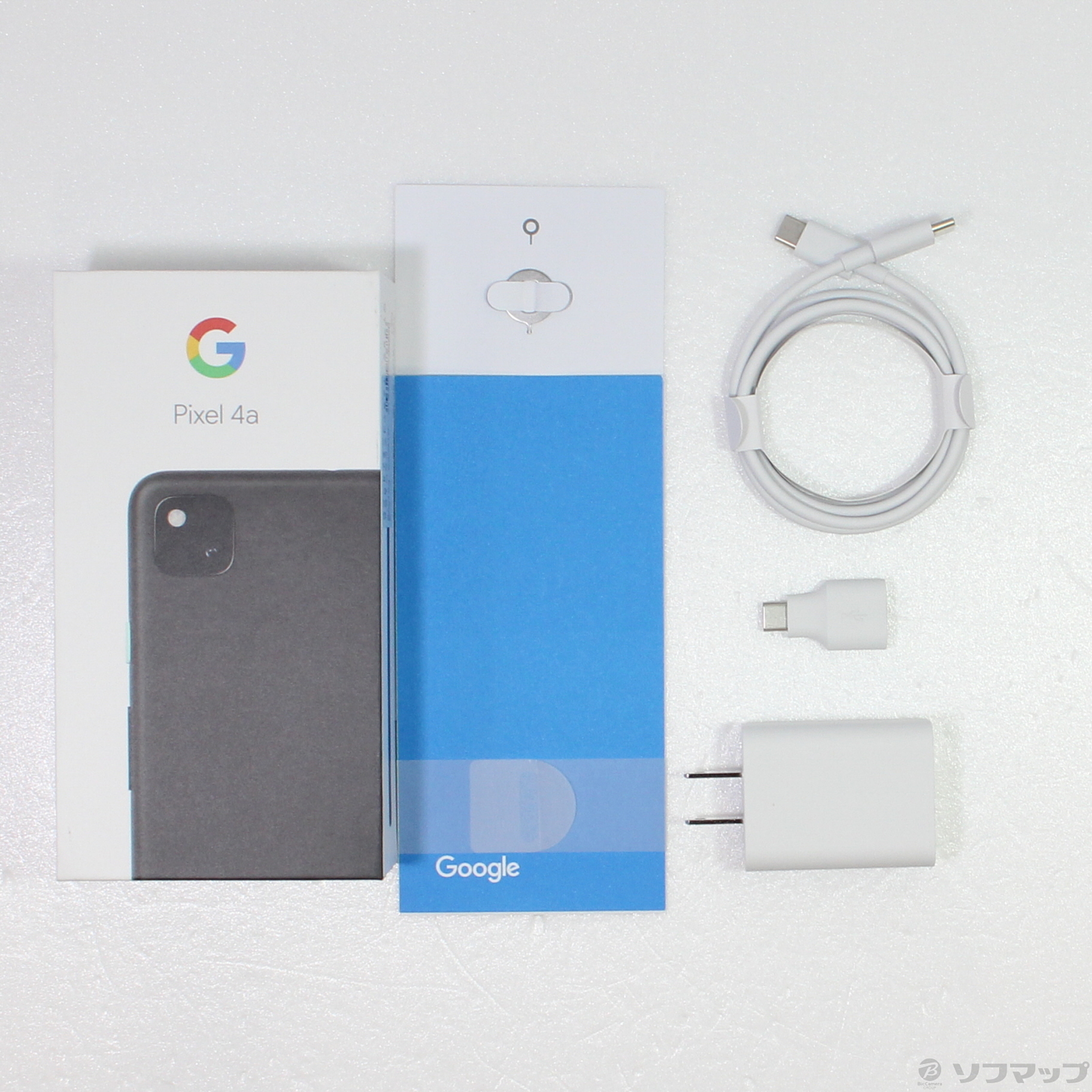 中古品 Google Pixel 4a (5G) Just Black ソフトバンク SIMロック解除