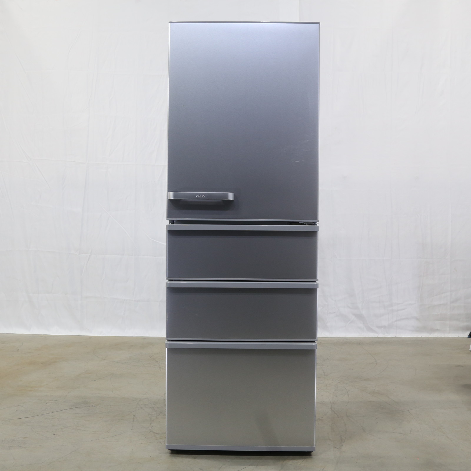 未使用 アクア AQUA 4ドア冷凍冷蔵庫 AQR-36M シルバー 22年製 - 冷蔵庫