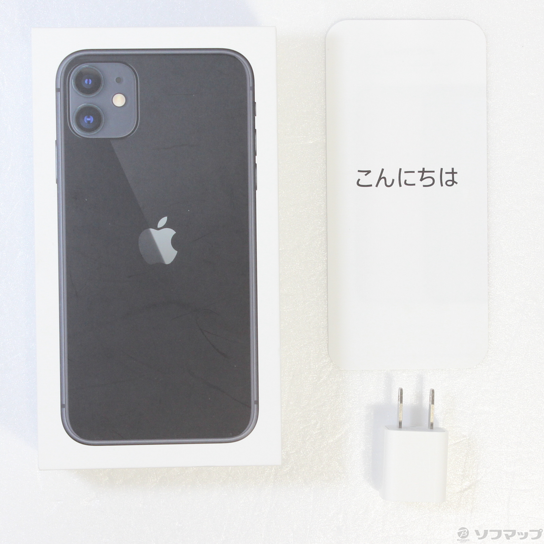 中古】セール対象品 iPhone11 64GB ブラック MWLT2J／A SIMフリー ◇05