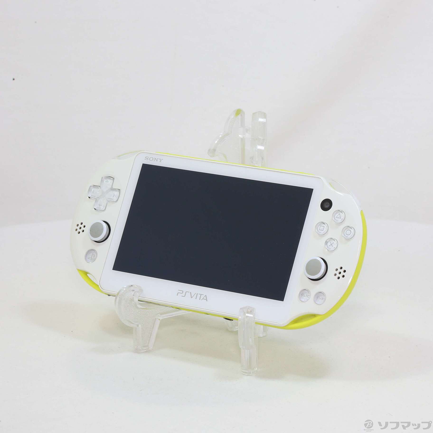 中古】PlayStation Vita Wi-Fiモデル ライムグリーン／ホワイト PCH 