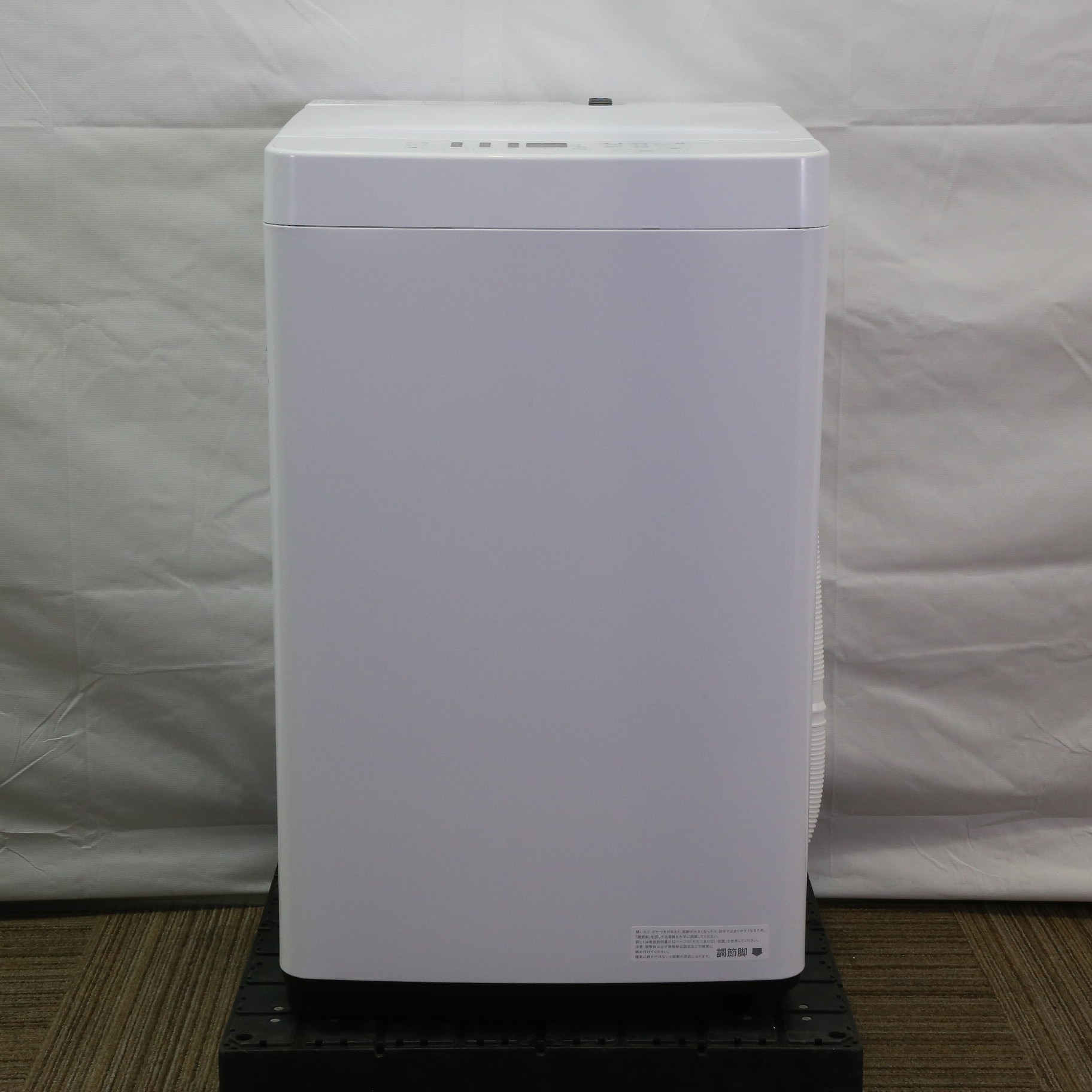 〔展示品〕 全自動洗濯機 ホワイト AT-WM5511-WH ［洗濯5.5kg ／乾燥機能無 ／上開き］