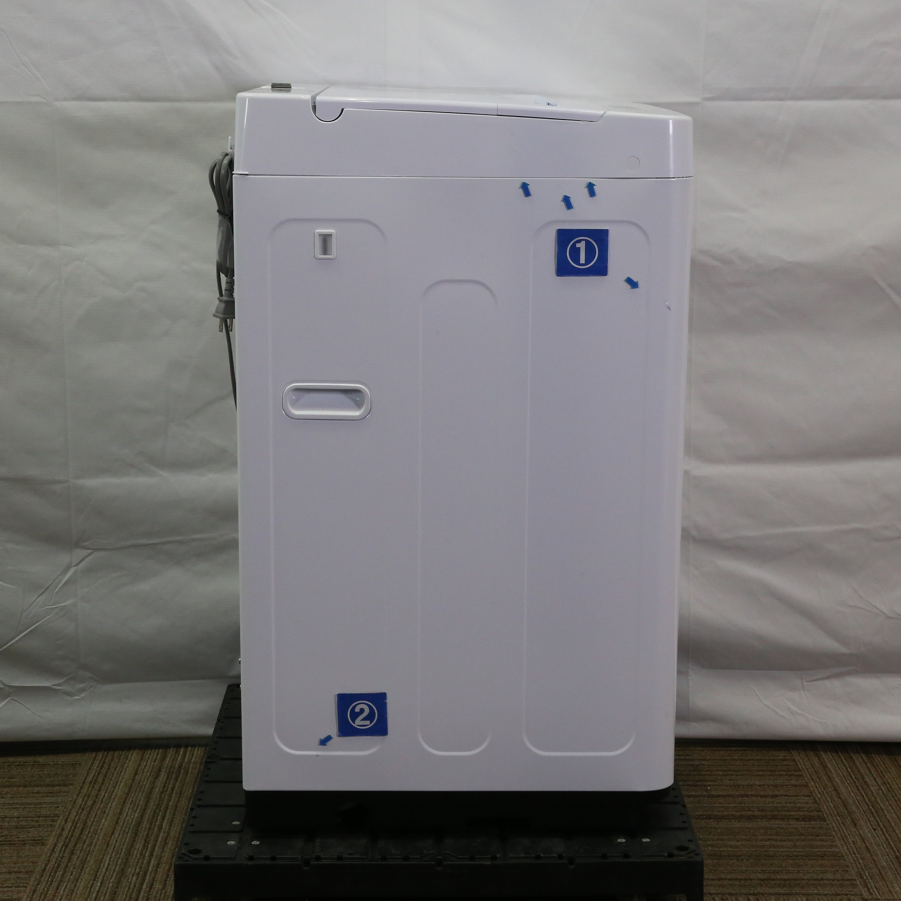 中古】〔展示品〕 全自動洗濯機 ホワイト AT-WM5511-WH ［洗濯5.5kg