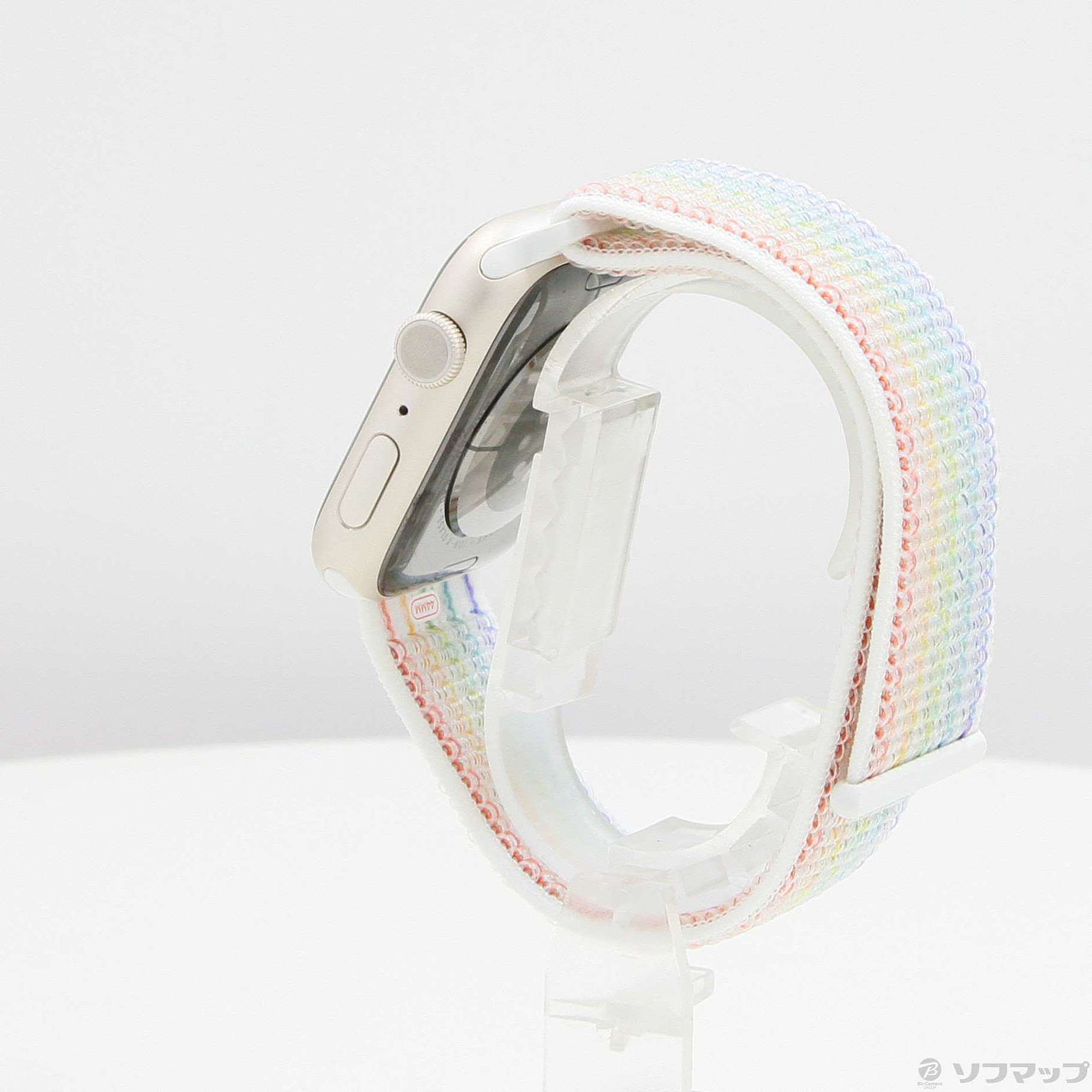 中古】Apple Watch Series 7 Nike GPS 45mm スターライトアルミニウム