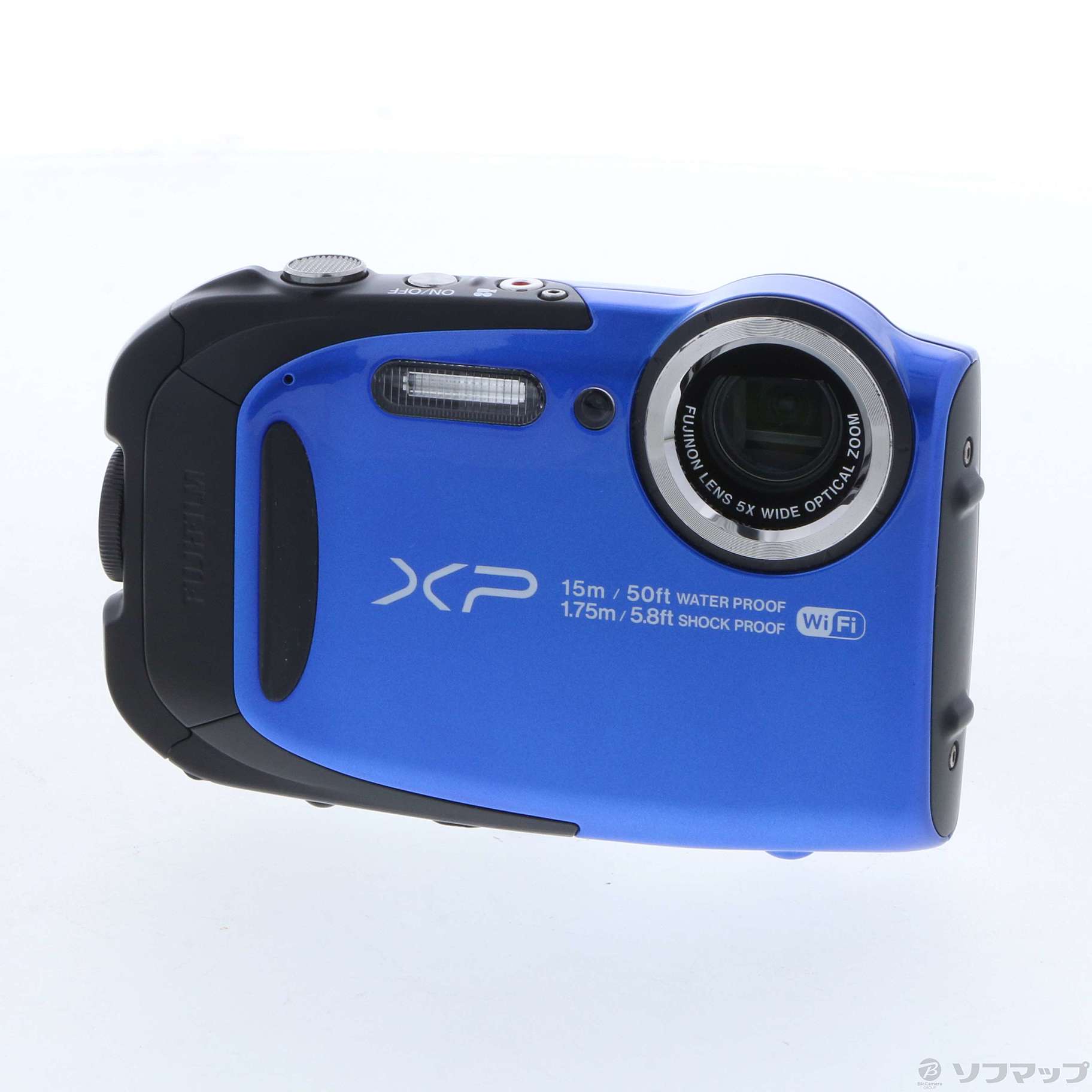 防水カメラ　富士フィルム FINEPIX xp80 ブルー（SDカード付き）