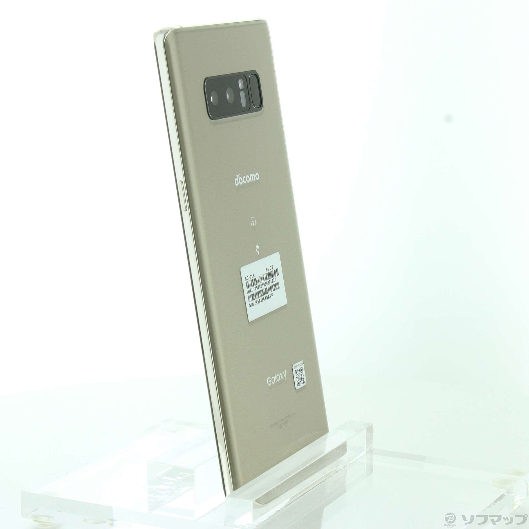 中古】GALAXY Note8 64GB メープルゴールド SC-01K docomoロック解除