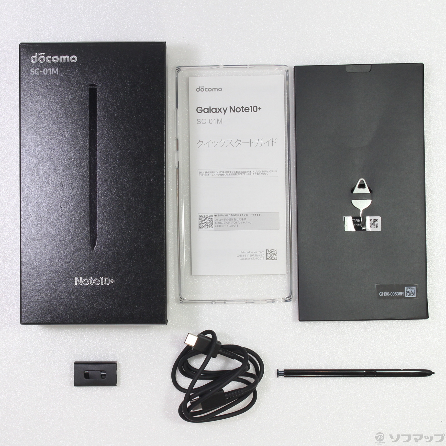 中古】GALAXY Note10+ 256GB オーラブラック SC-01M docomoロック解除