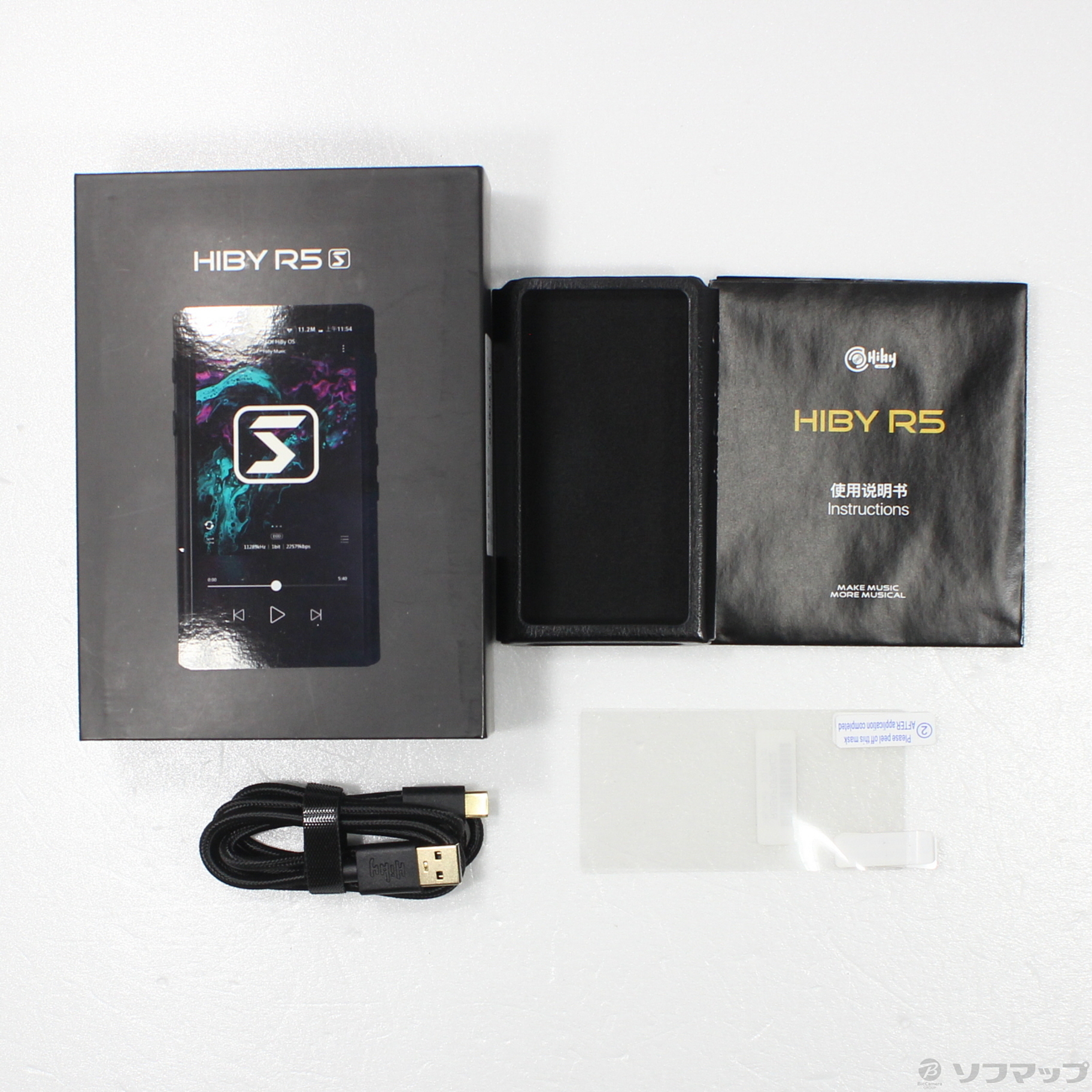 HiBy R5 Saber メモリ16GB+microSD ブラック