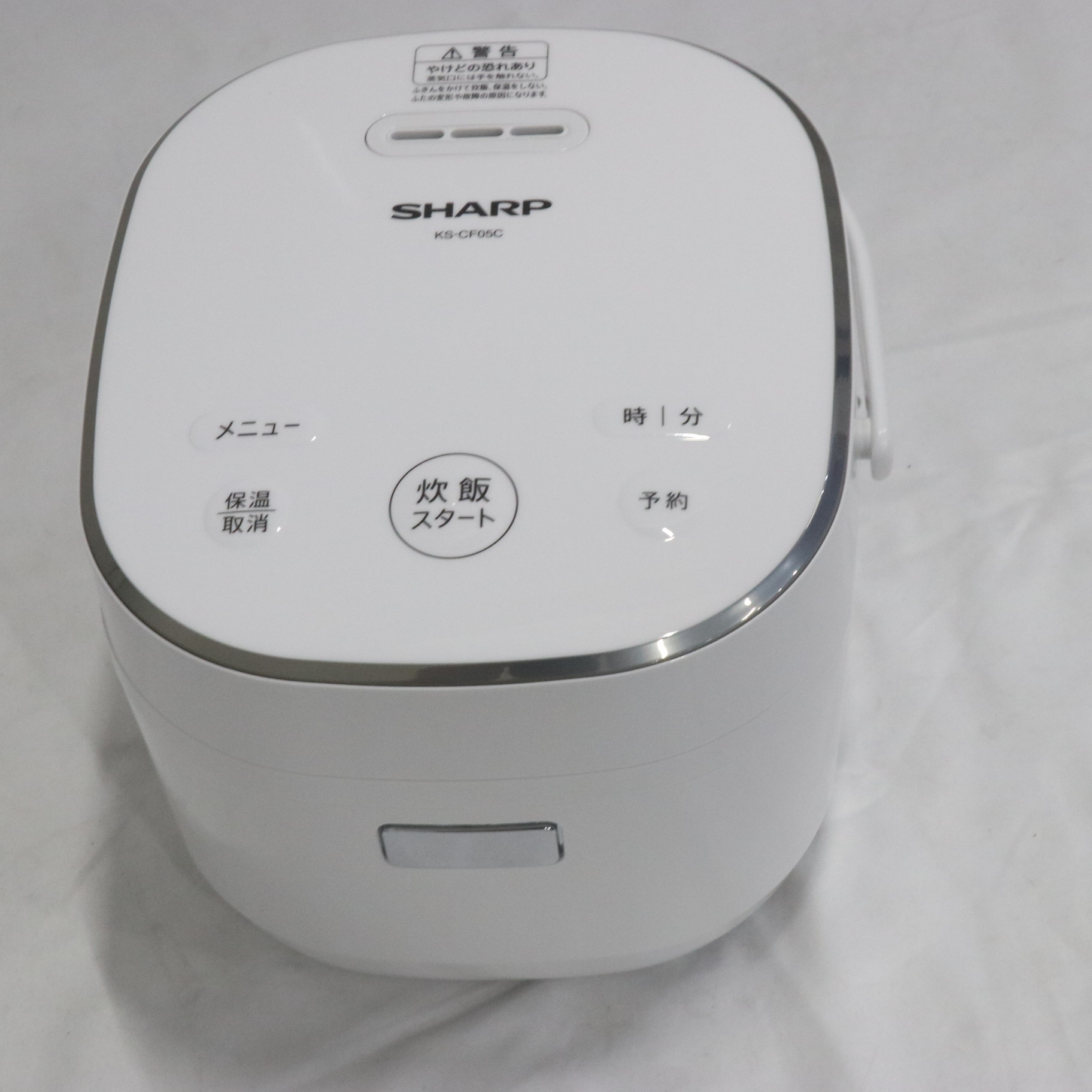 SHARP KS-CF05C-W WHITE - 炊飯器