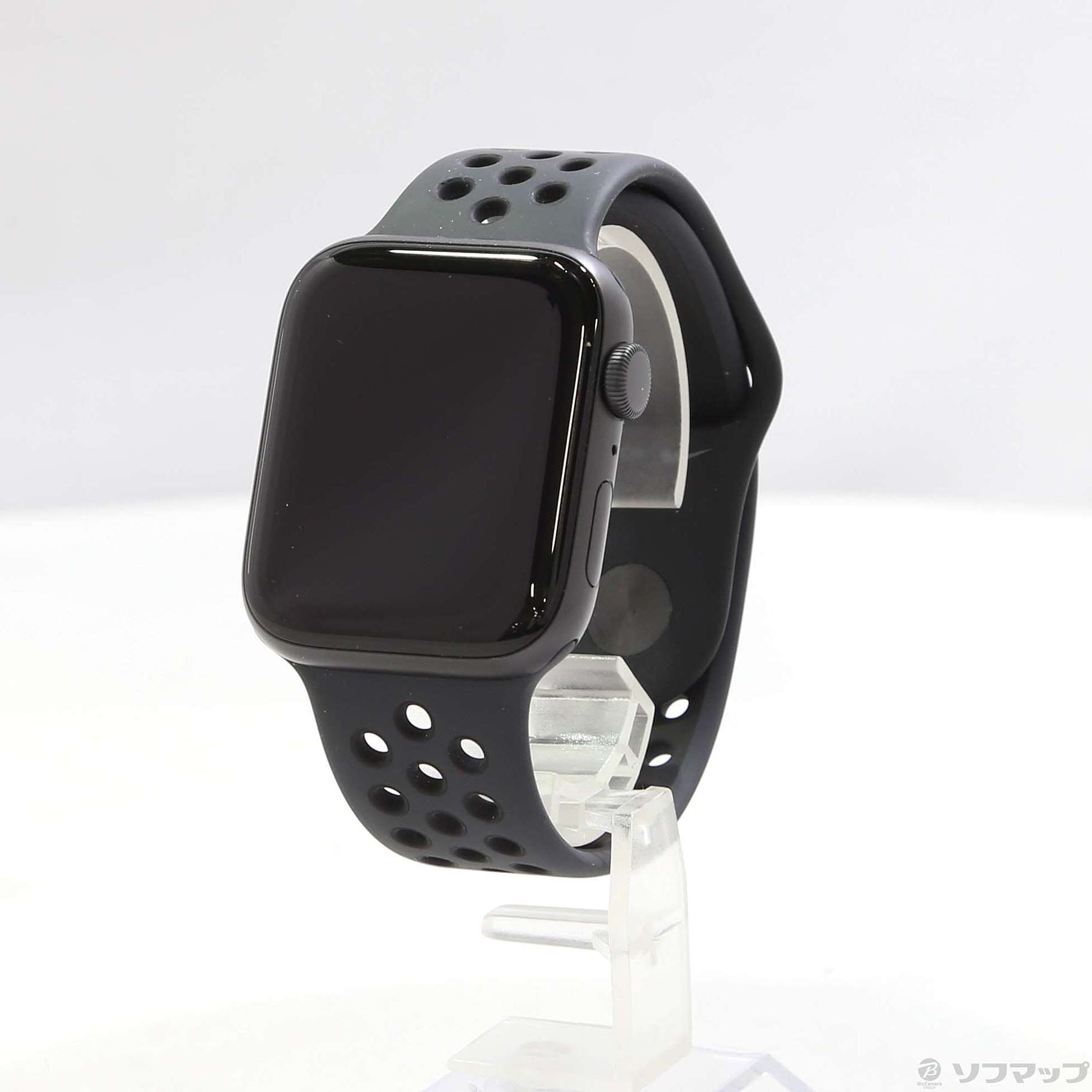 Apple Watch SE Nike GPS 44mm スペースグレイアルミニウムケース アンスラサイト／ブラックNIKEスポーツバンド