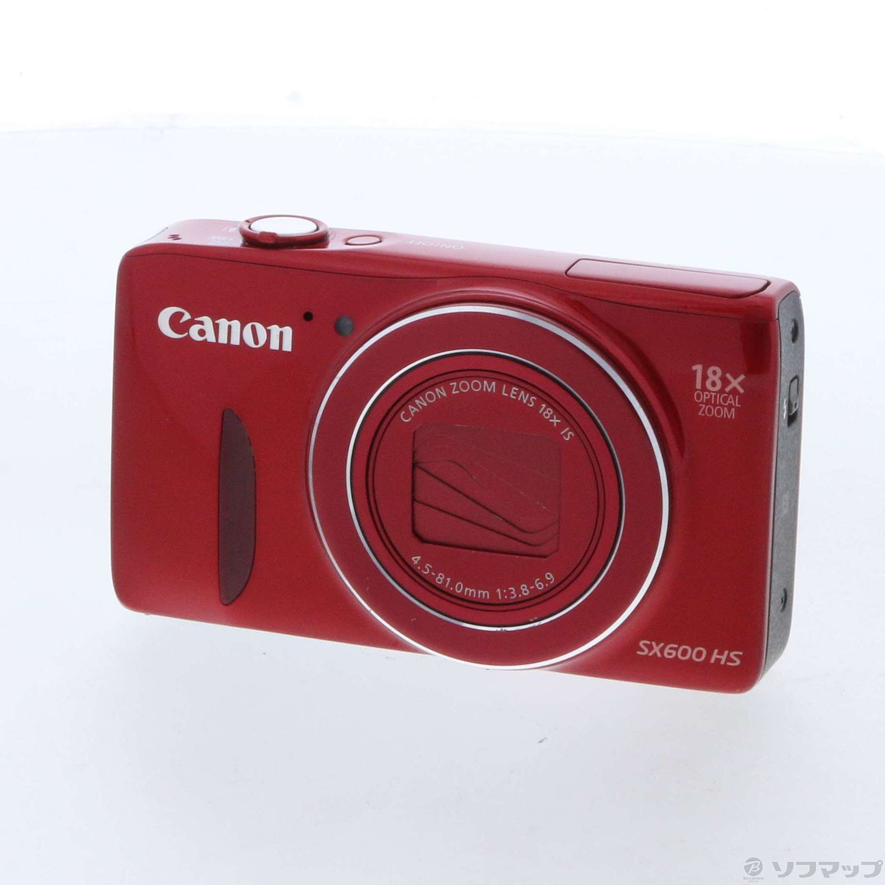 中古】PowerShot SX600 HS (RD) (1600万画素／18倍／レッド／SDXC
