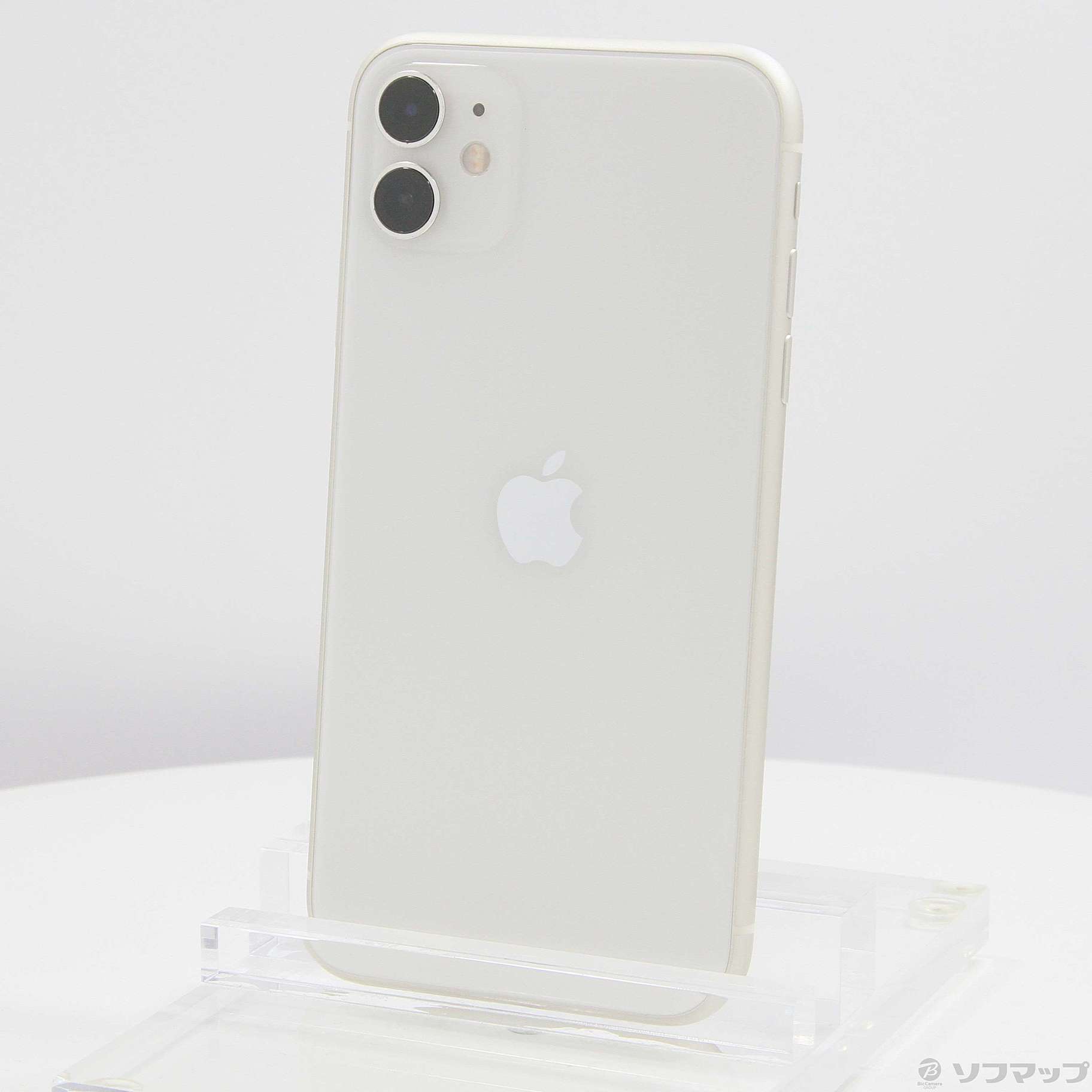 中古】iPhone11 128GB ホワイト MWM22J／A SoftBank [2133040015210
