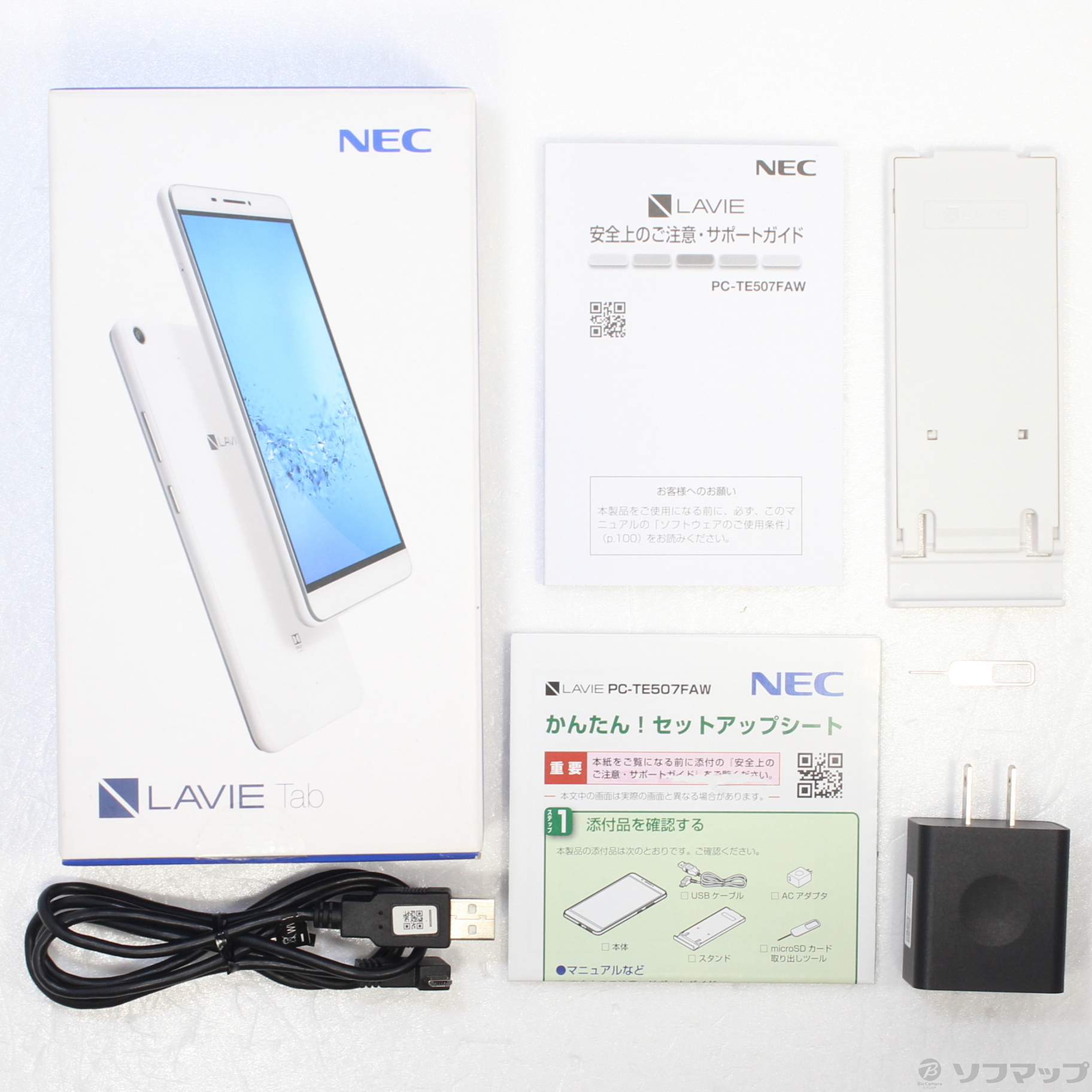 LaVie Tab E TE507／FAW 16GB ホワイト PC-TE507FAW Wi-Fi