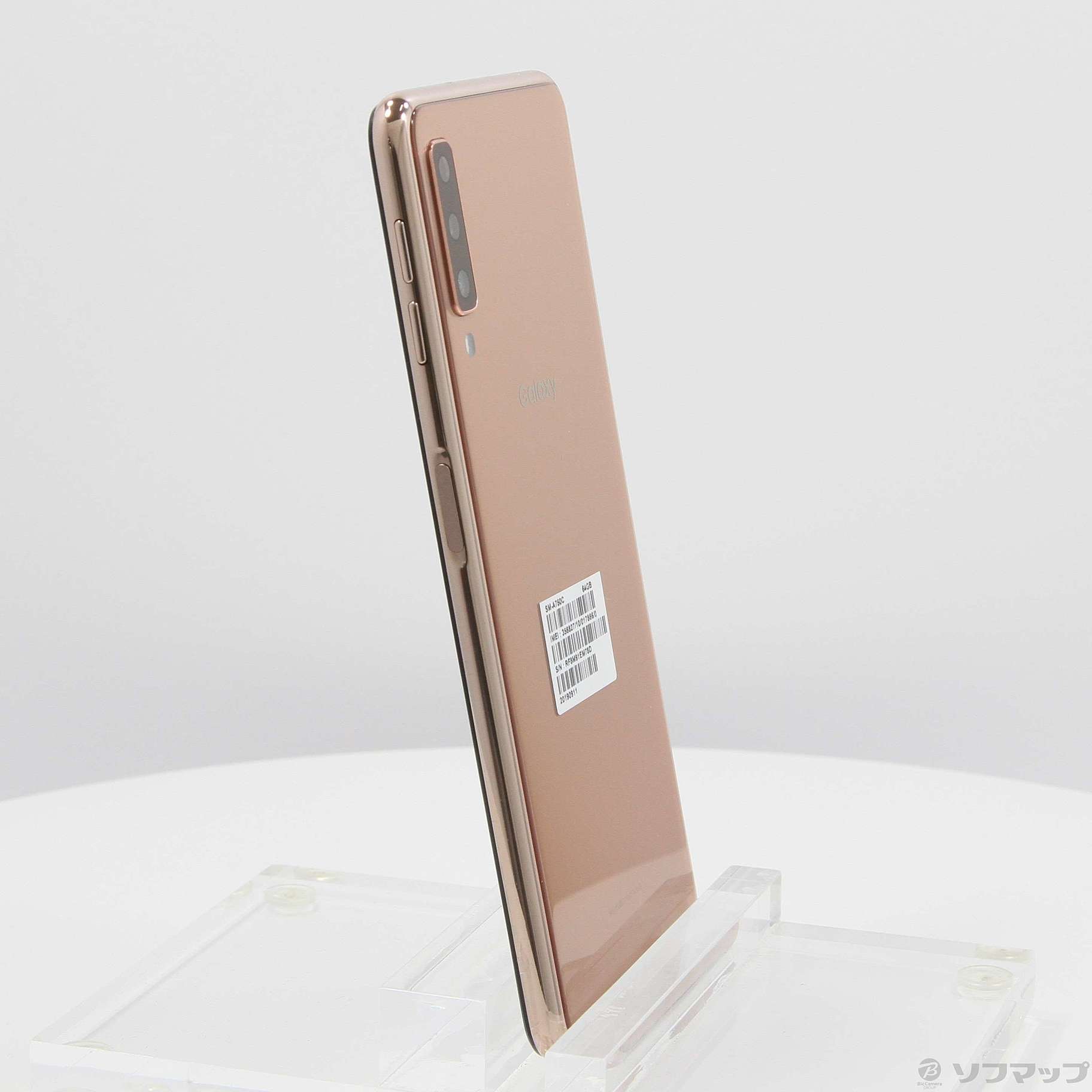 中古】GALAXY A7 64GB ゴールド SM-A750C SIMフリー