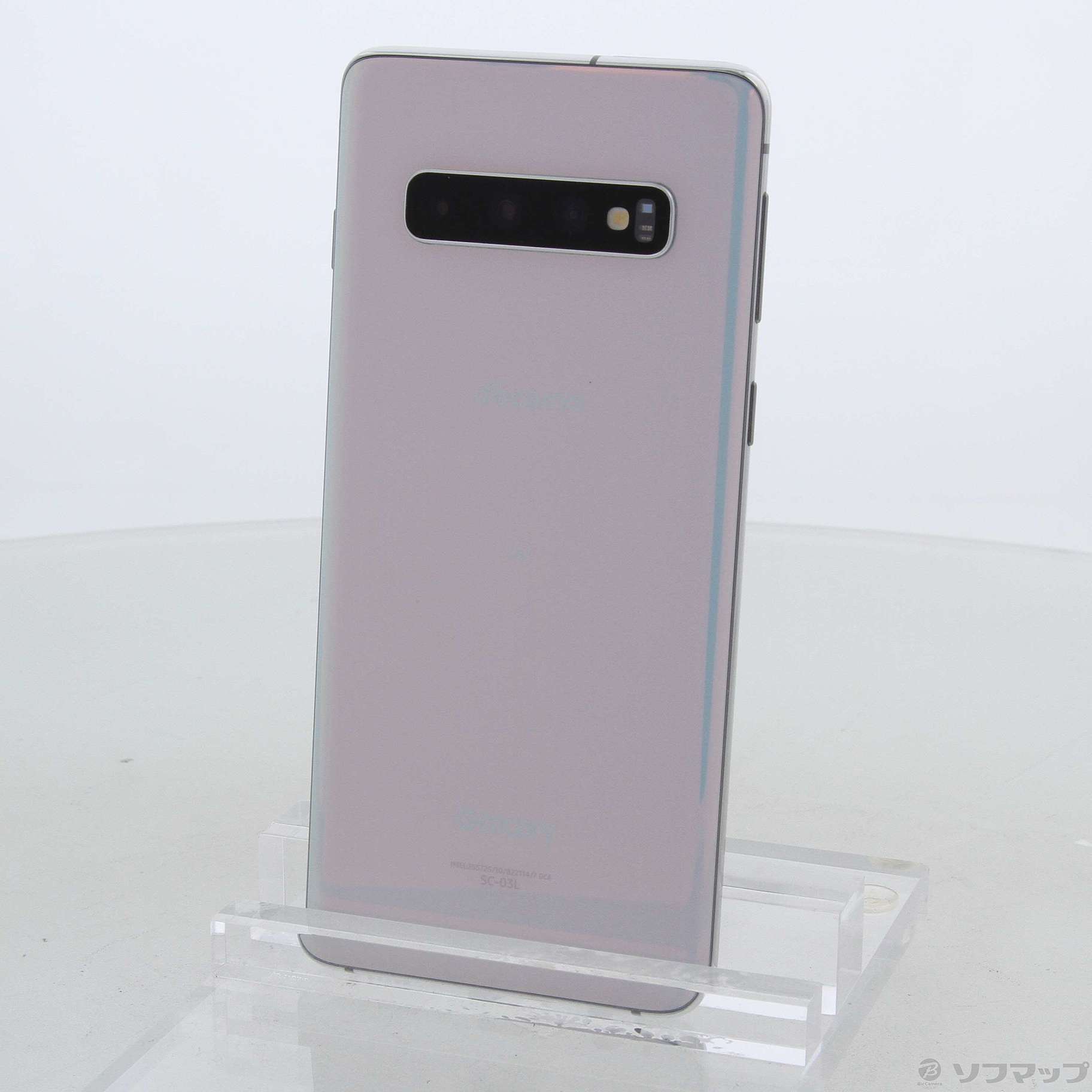 中古】GALAXY S10 128GB プリズムホワイト SC-03L docomoロック解除SIM ...