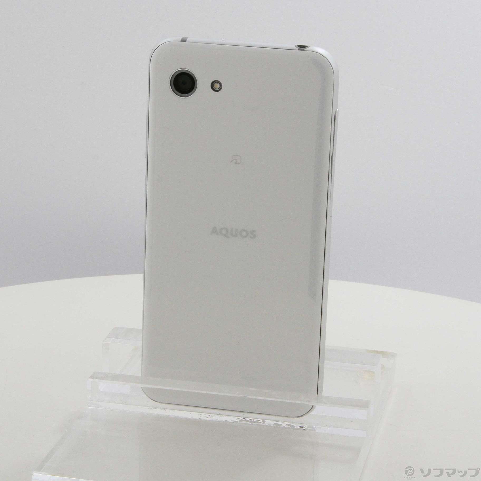 中古品〕 AQUOS R compact 32GB ムーンライトホワイト 701SH SoftBank ...