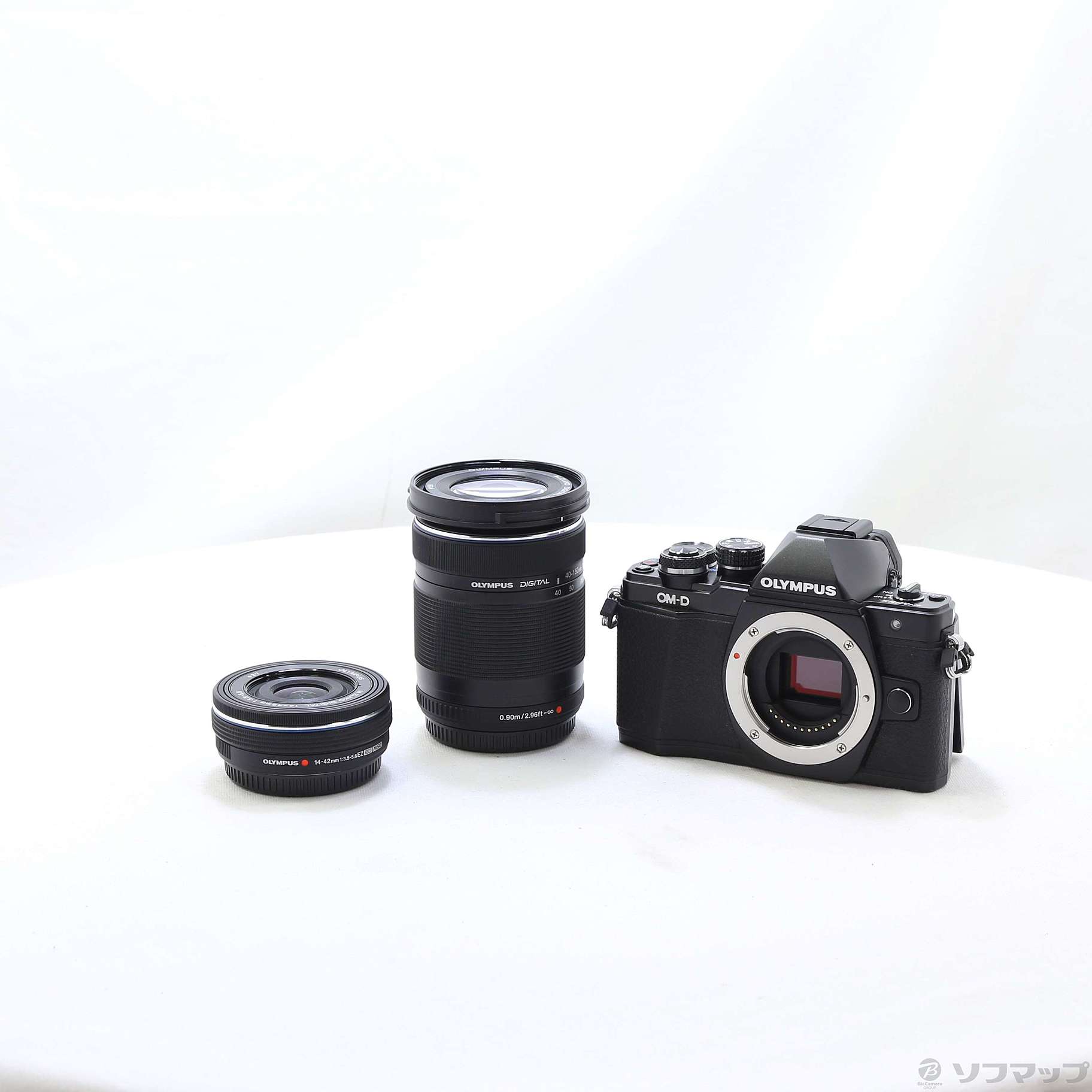 中古】OM-D E-M10 MarkII ダブルズームキット ブラック [2133040057241