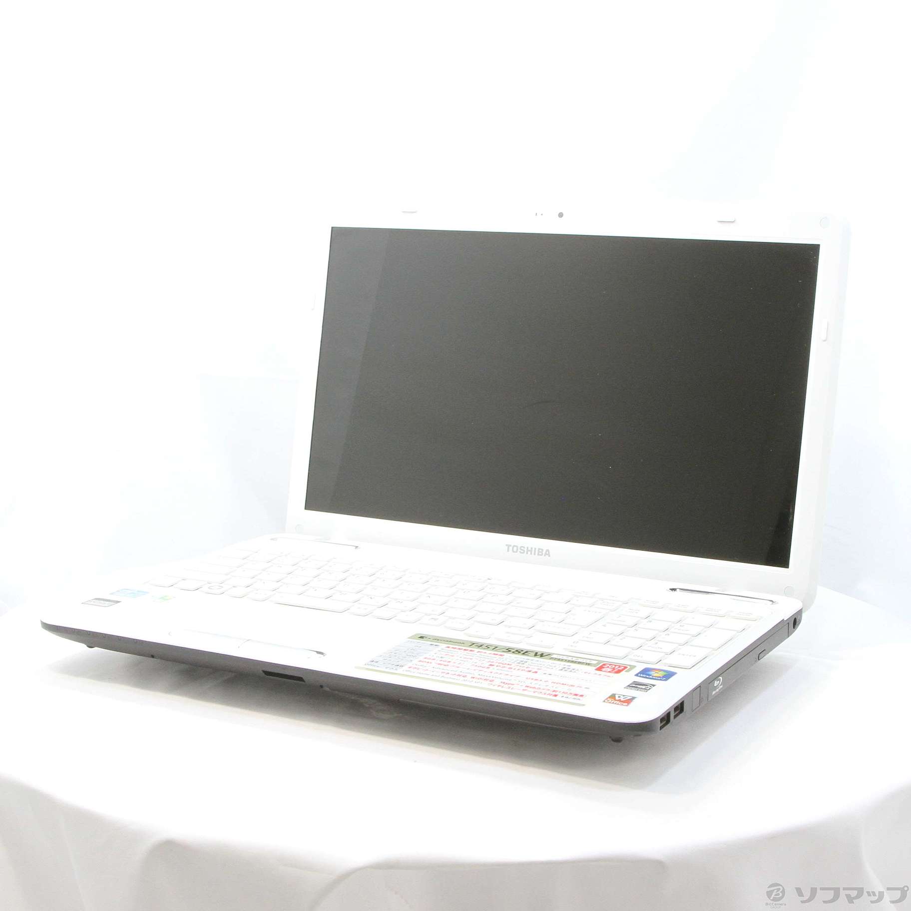 中古】格安安心パソコン dynabook T451／58EW PT45158EBFW リュクス