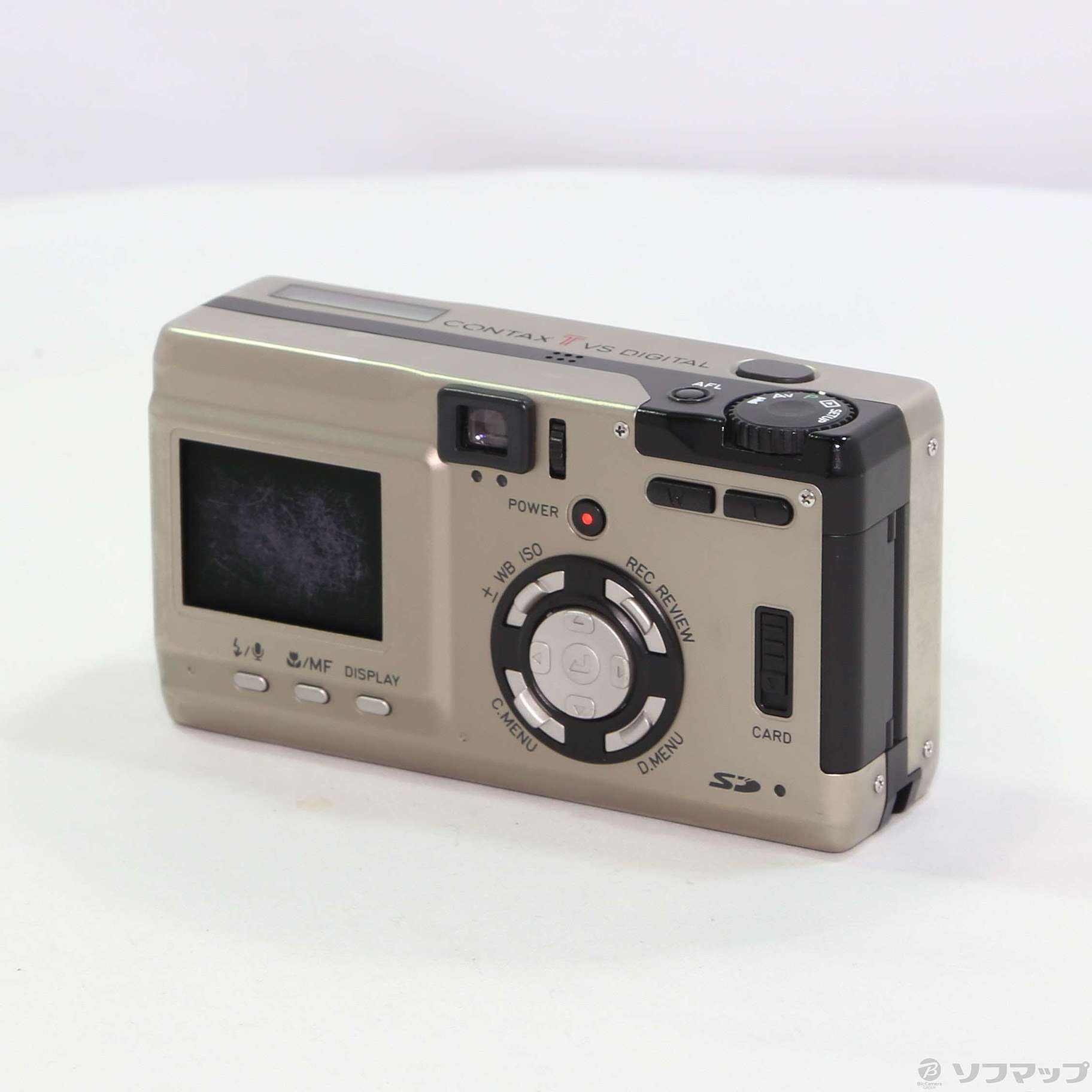 中古】CONTAX Tvs DIGITAL シルバー [2133040086487] - リコレ！|ビックカメラグループ ソフマップの中古通販サイト