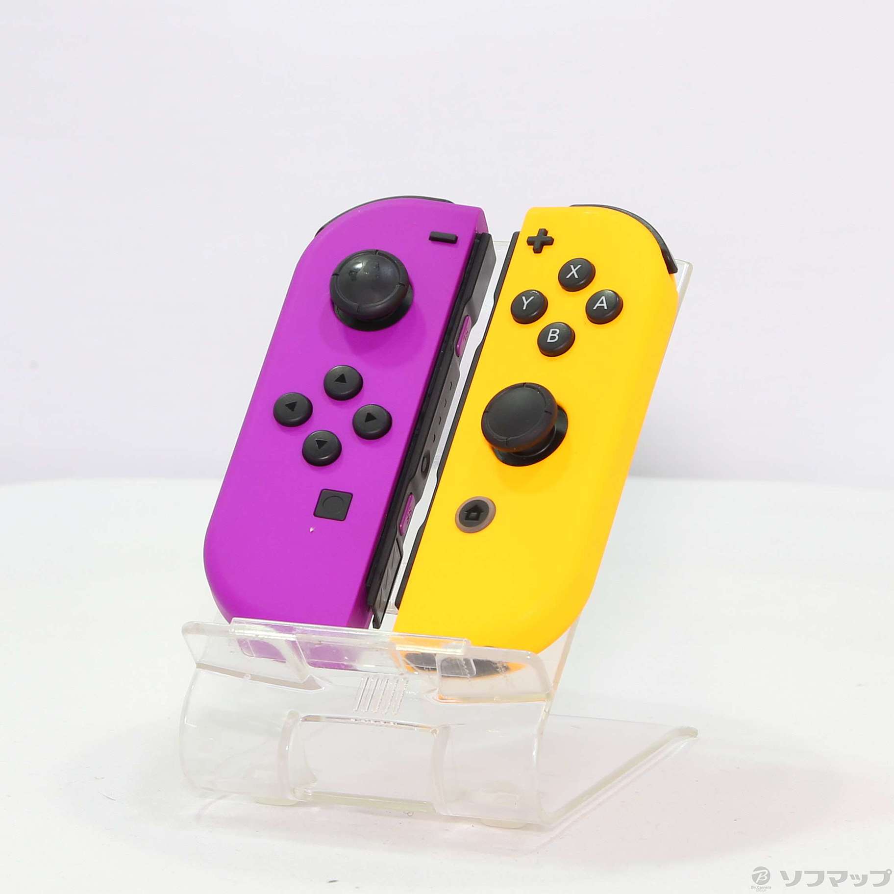 中古】Nintendo Switch Joy-Con (L) ネオンパープル ／ (R) ネオン