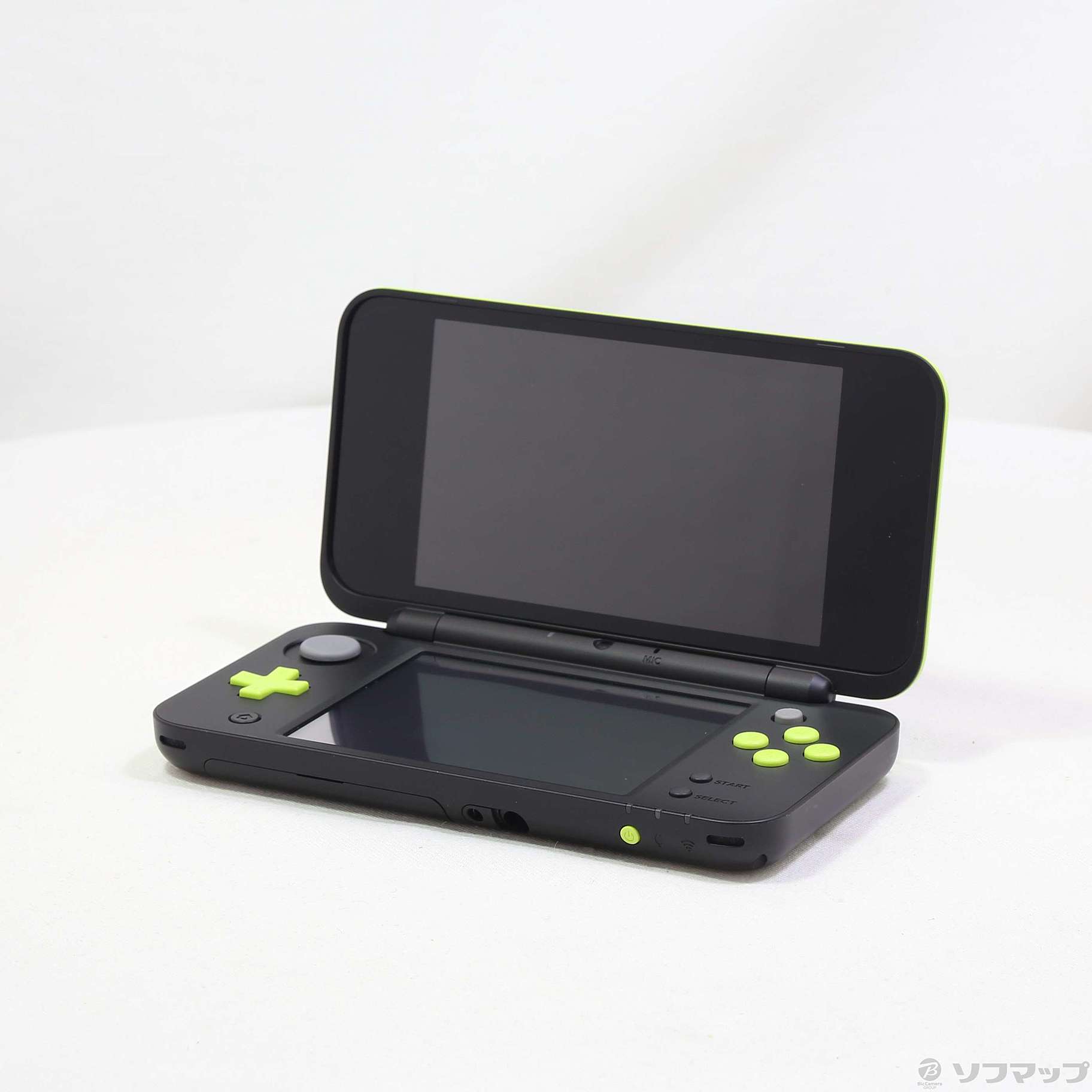 中古】Newニンテンドー2DS LL ブラック×ライム [2133040108516