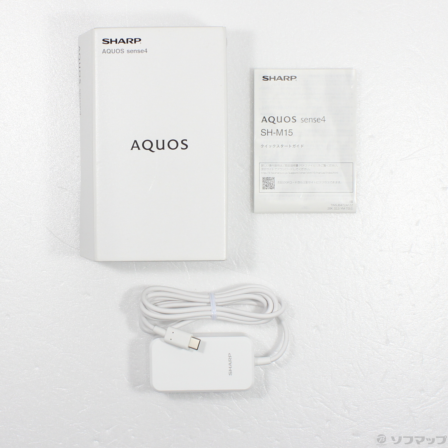 中古】AQUOS sense4 64GB シルバー SH-M15 SIMフリー [2133040129955