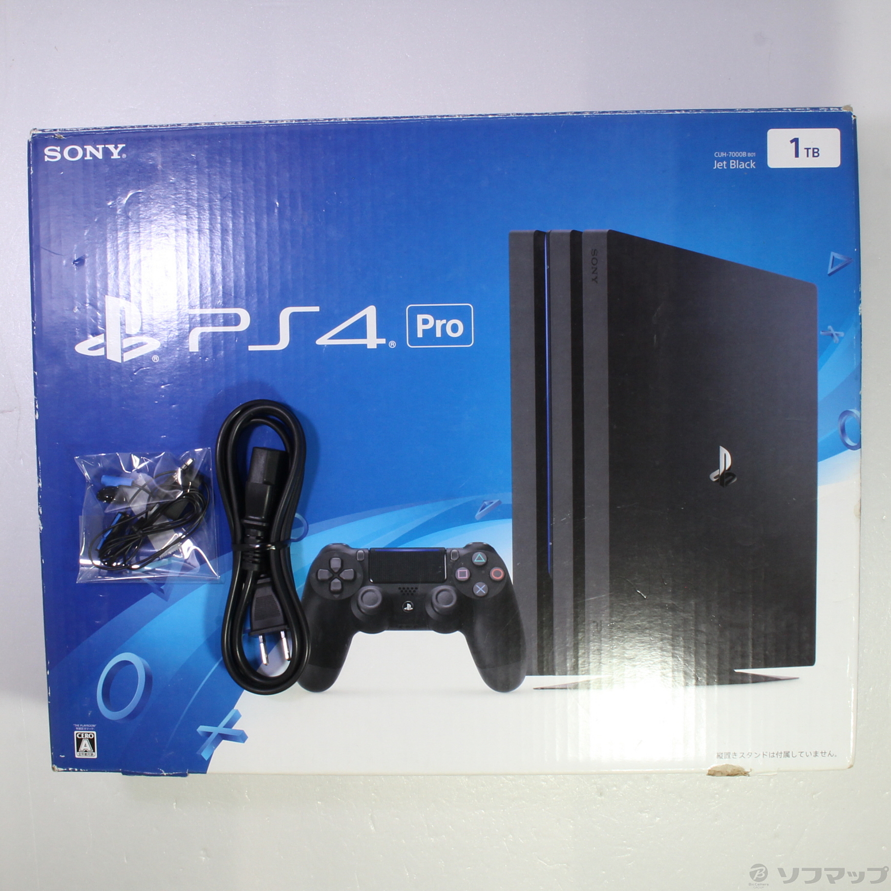 〔中古品〕 PlayStation 4 Pro ジェットブラック 1TB CUH-7000BB_4