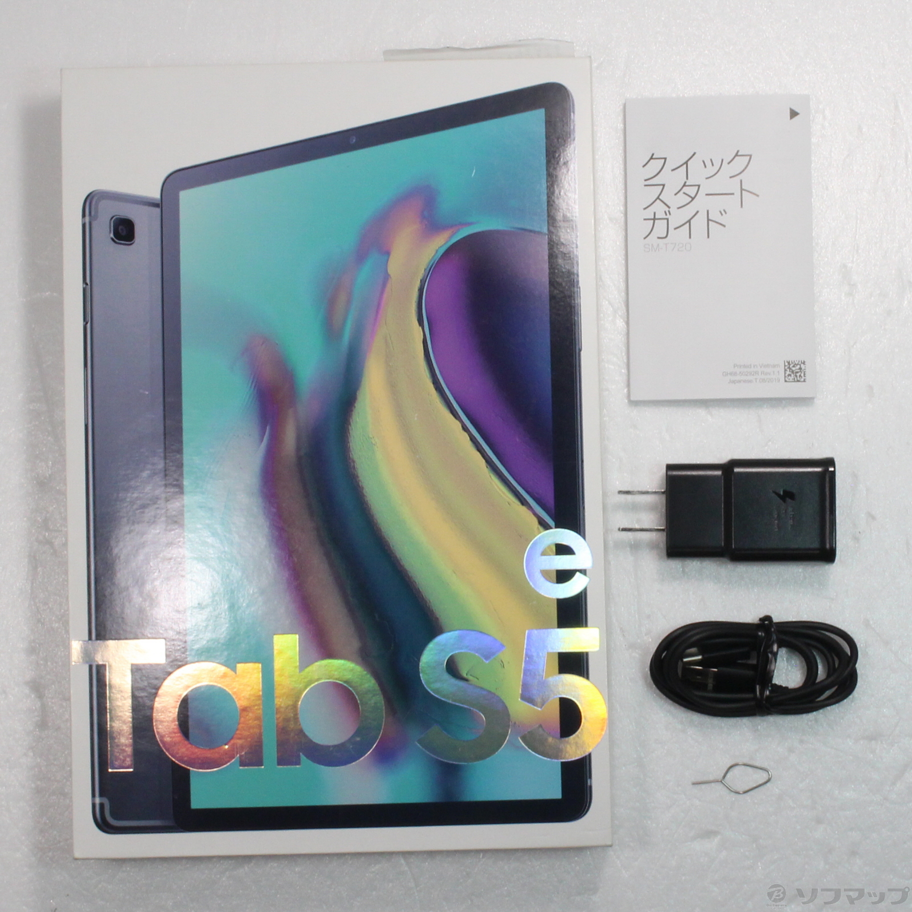 中古】GALAXY Tab S5e 64GB ブラック SM-T720 Wi-Fi [2133040165083