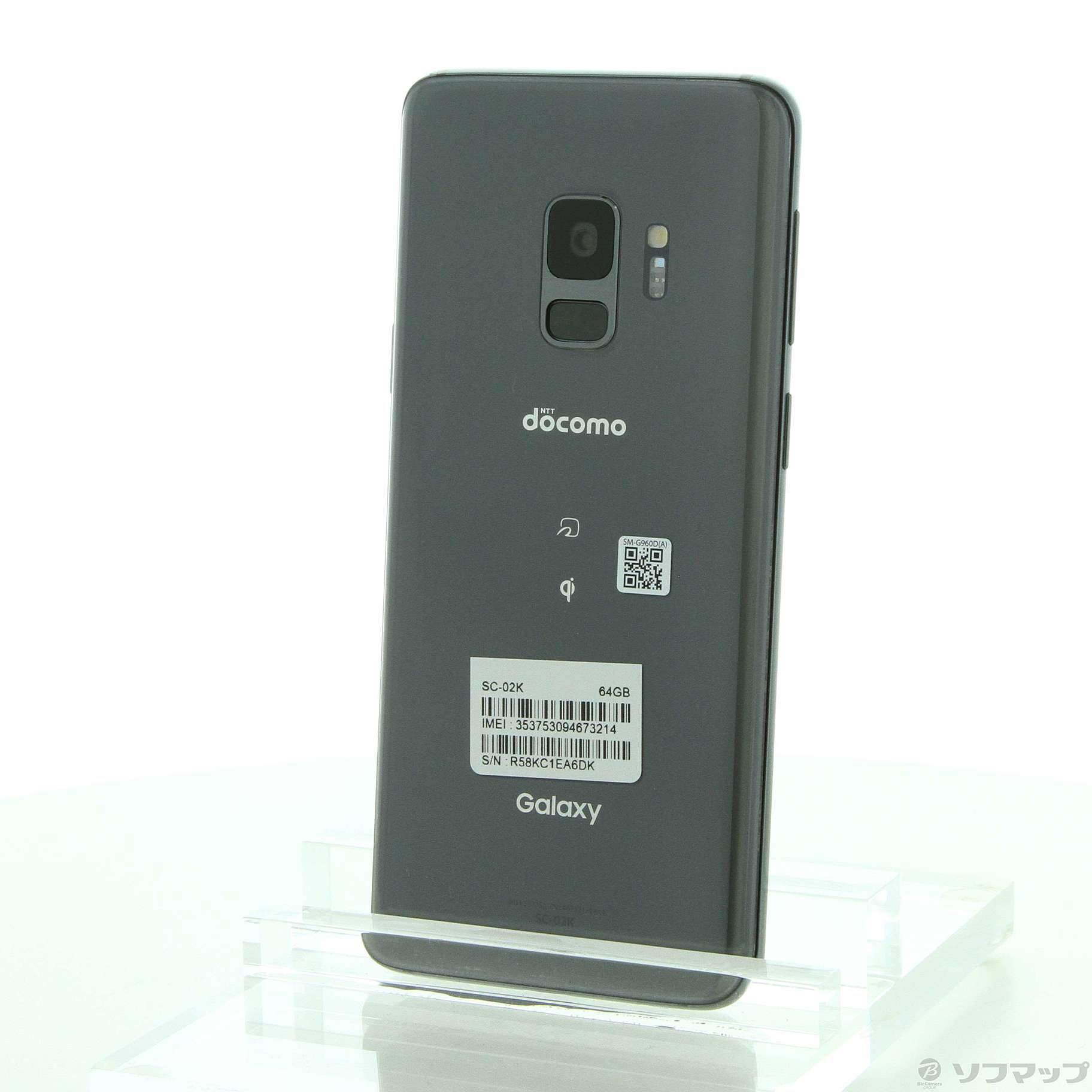 中古】セール対象品 GALAXY S9 64GB チタニウムグレー SC-02K docomo ...