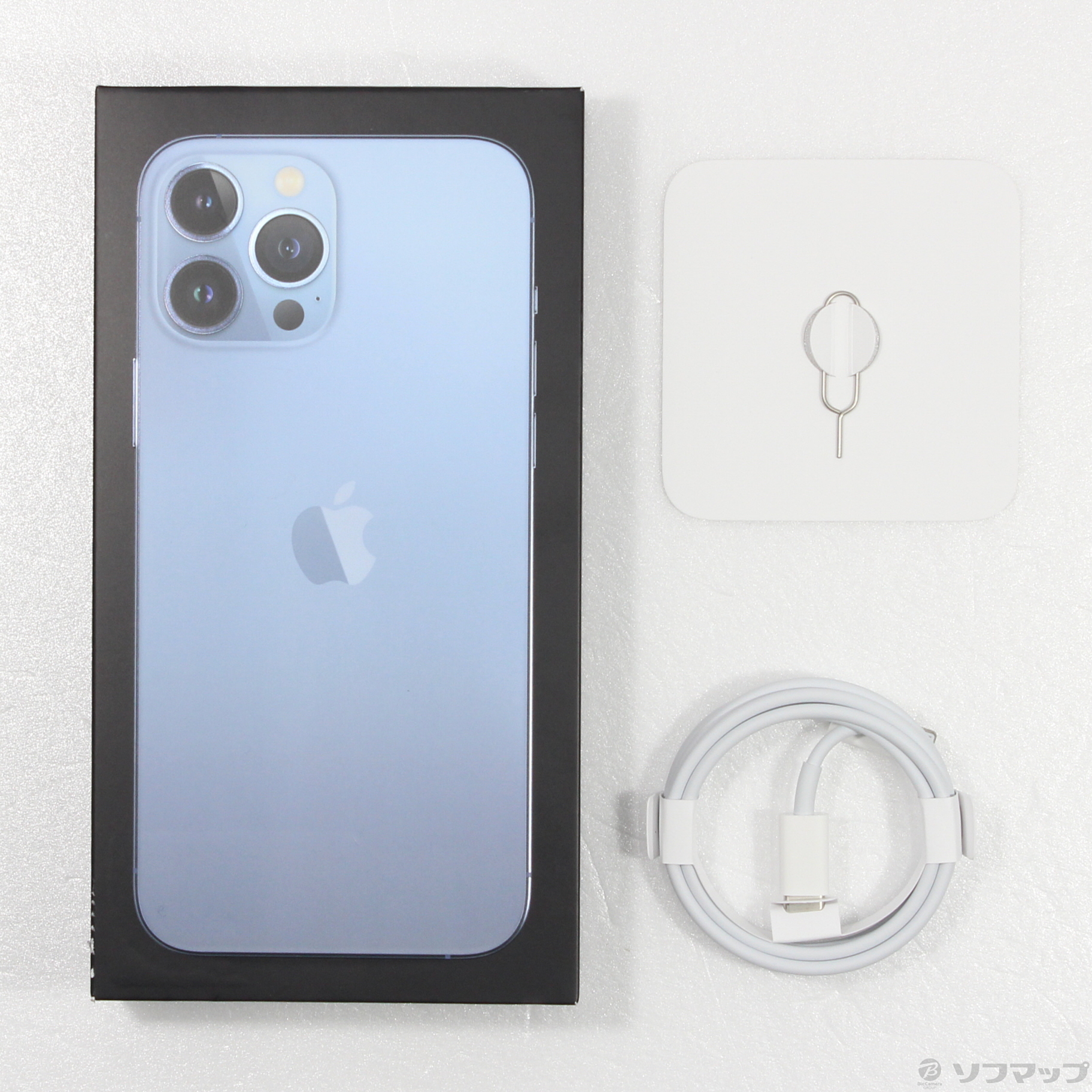 中古】iPhone13 Pro Max 128GB シエラブルー MLJ73J／A SIMフリー ◇05