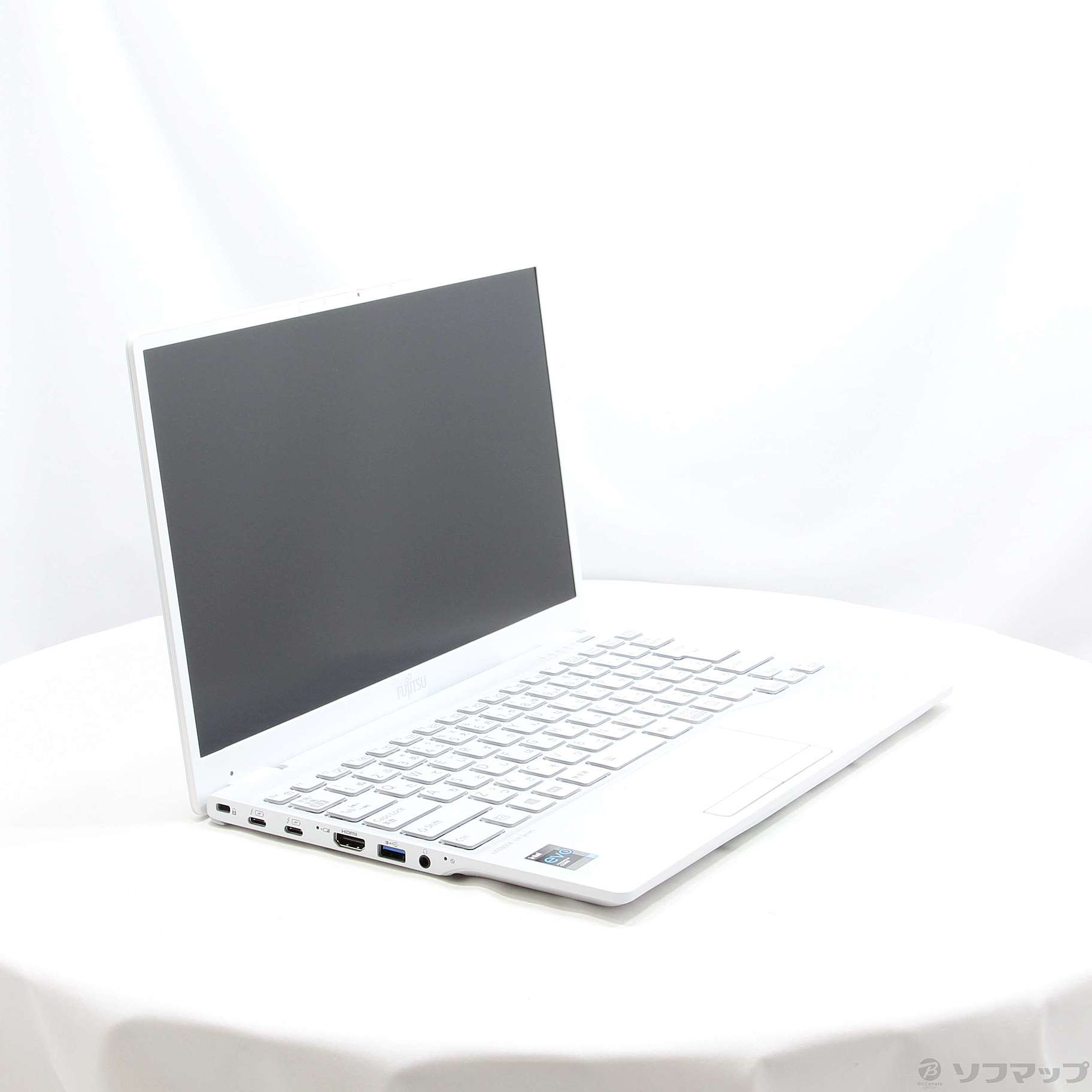 中古】〔展示品〕 LIFEBOOK UH90／F3 FMVU90F3W シルバーホワイト ◇06 